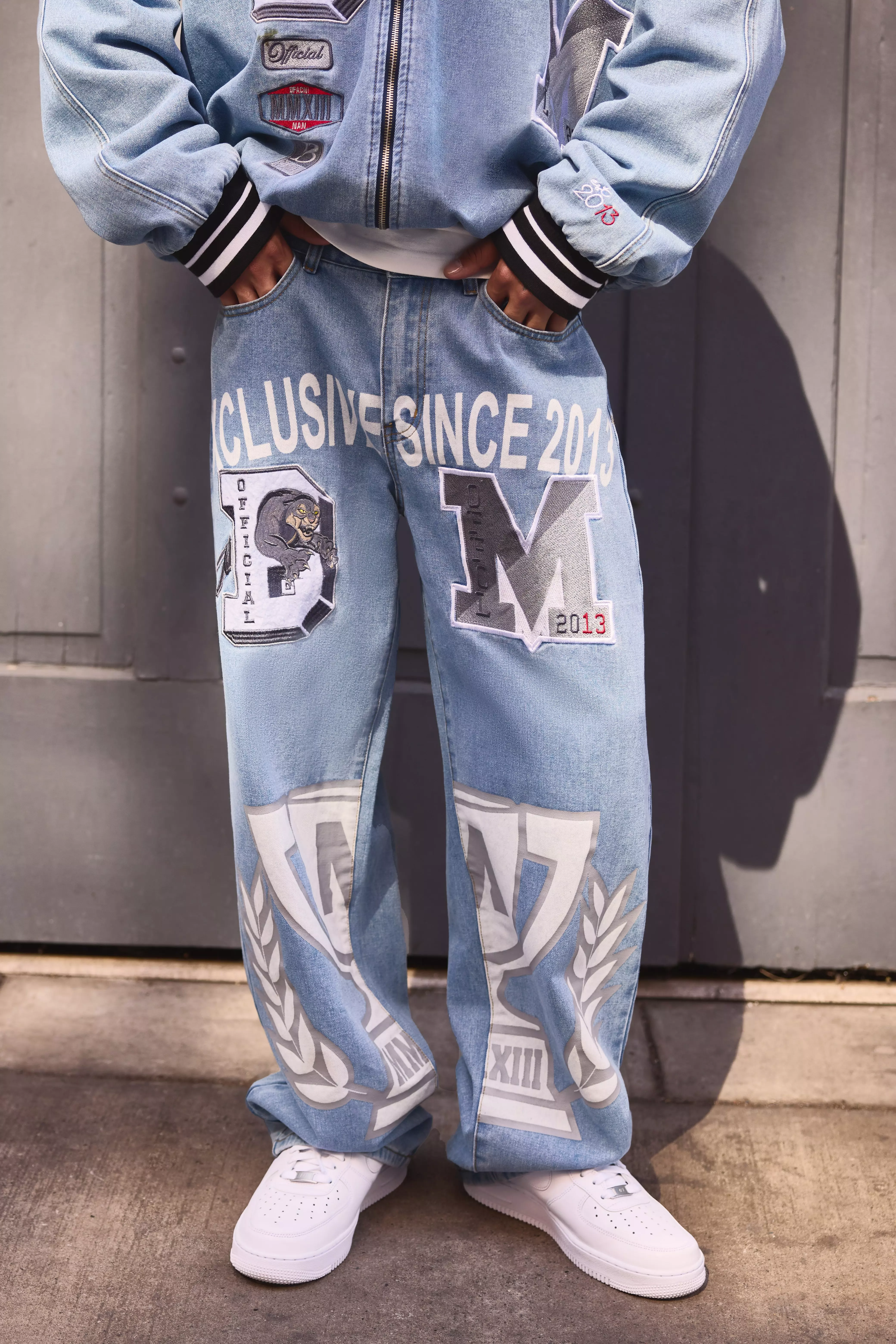 Set applique Exclusive azzurro immagine alternativa