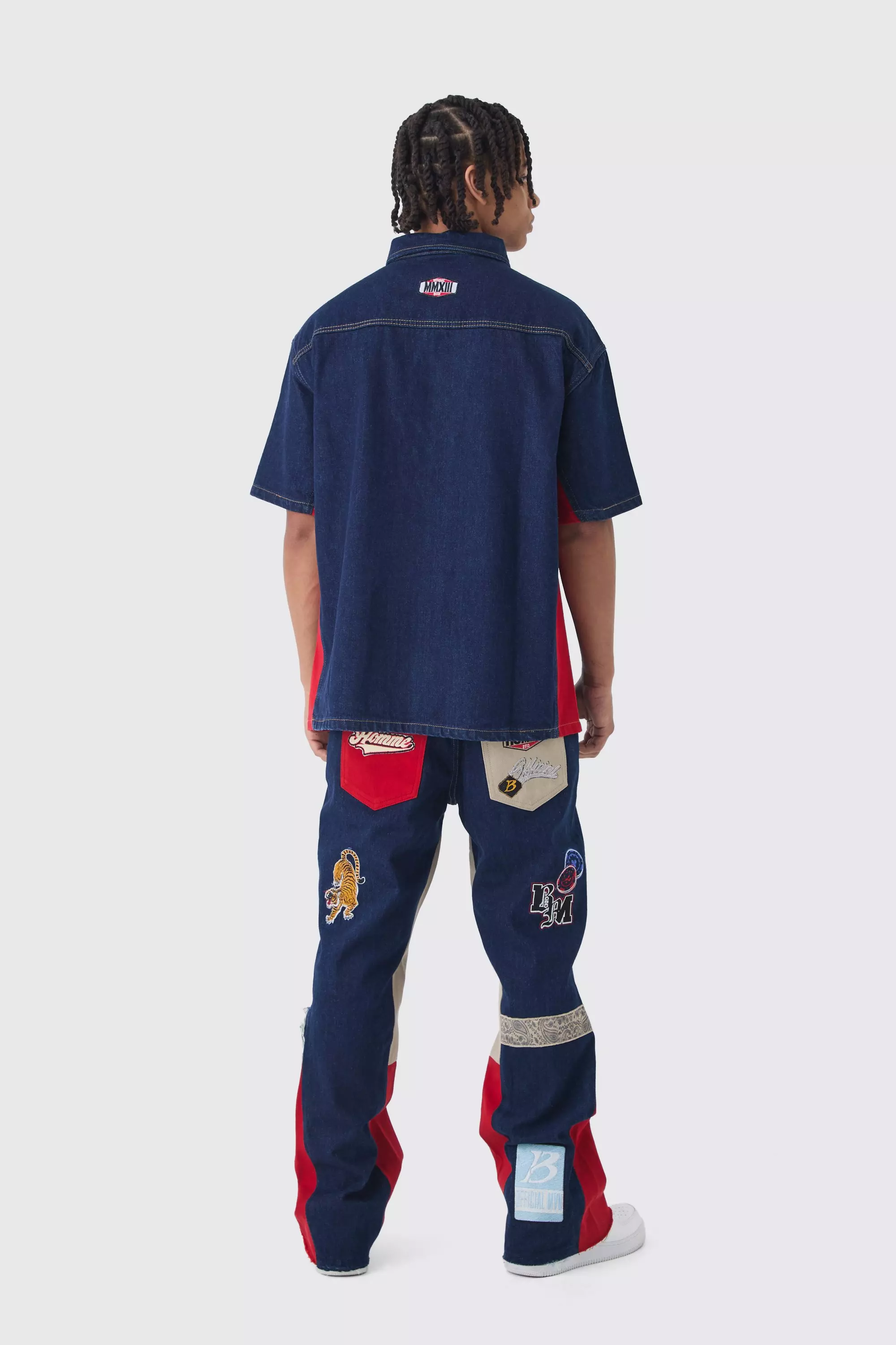 APPLIQUE PATCH JEANS – This Uniform