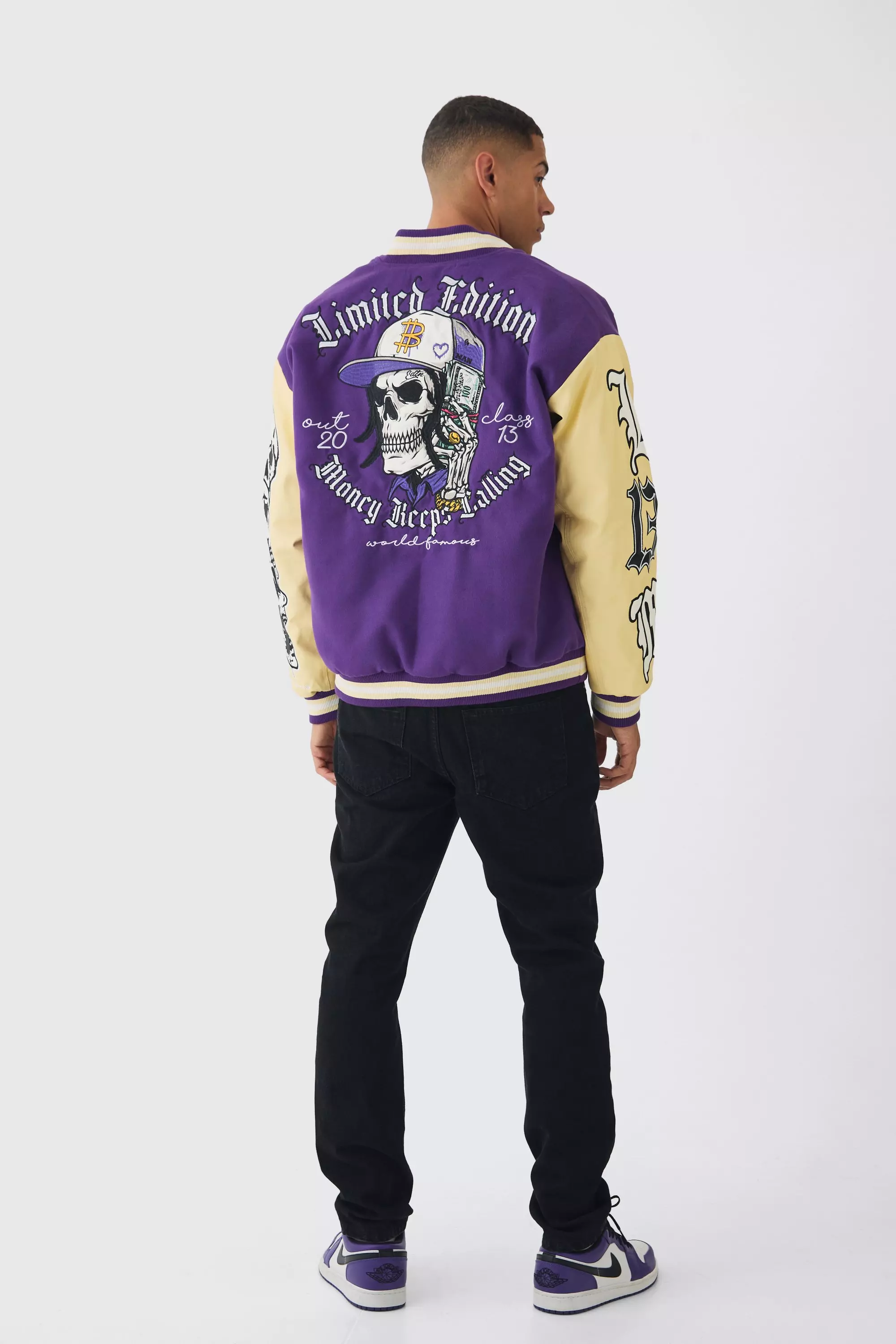 Limited Edition Death Wish Varsity high quality Jacket