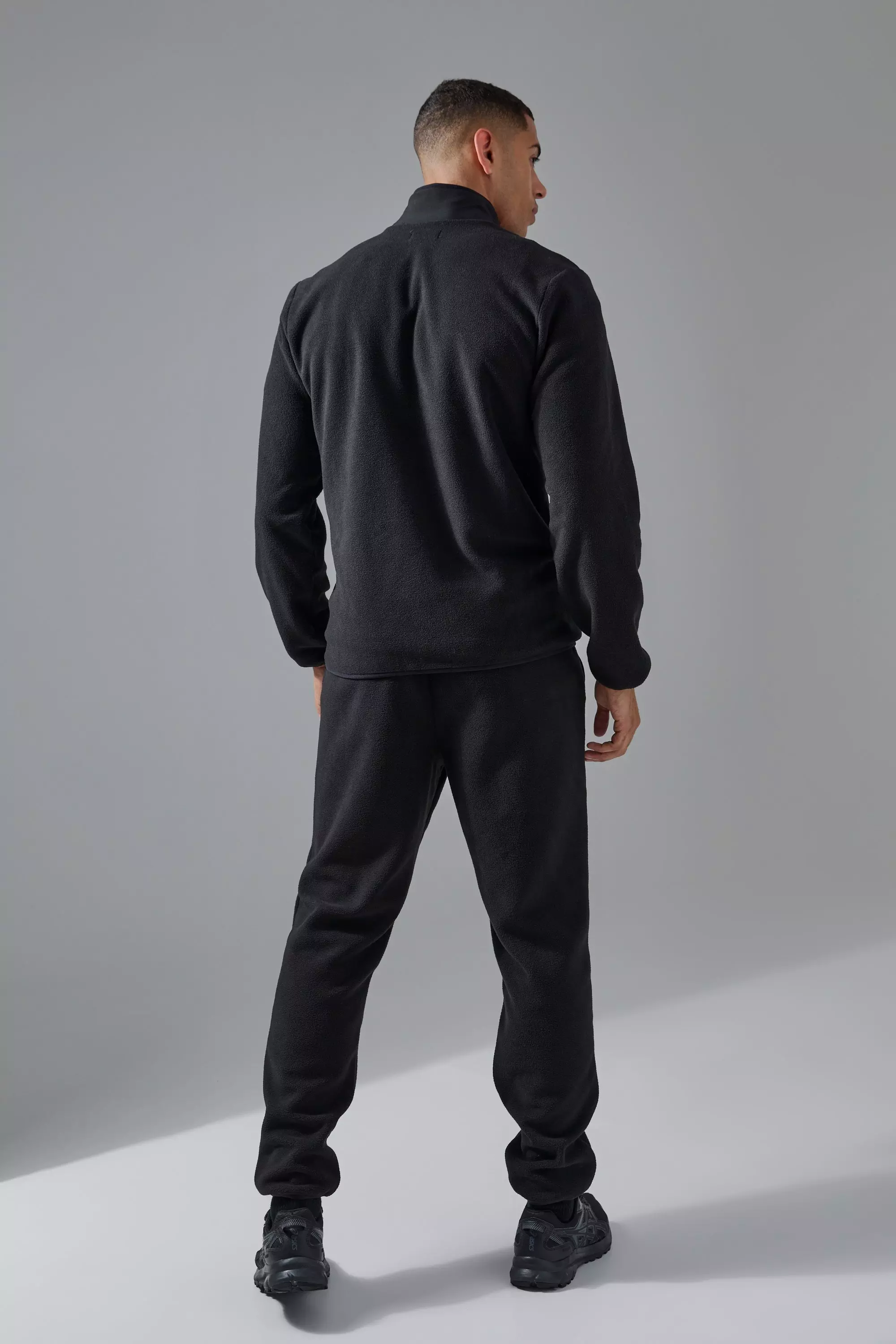 Sweat à capuche zippé en polaire - MAN Active, Black autre image