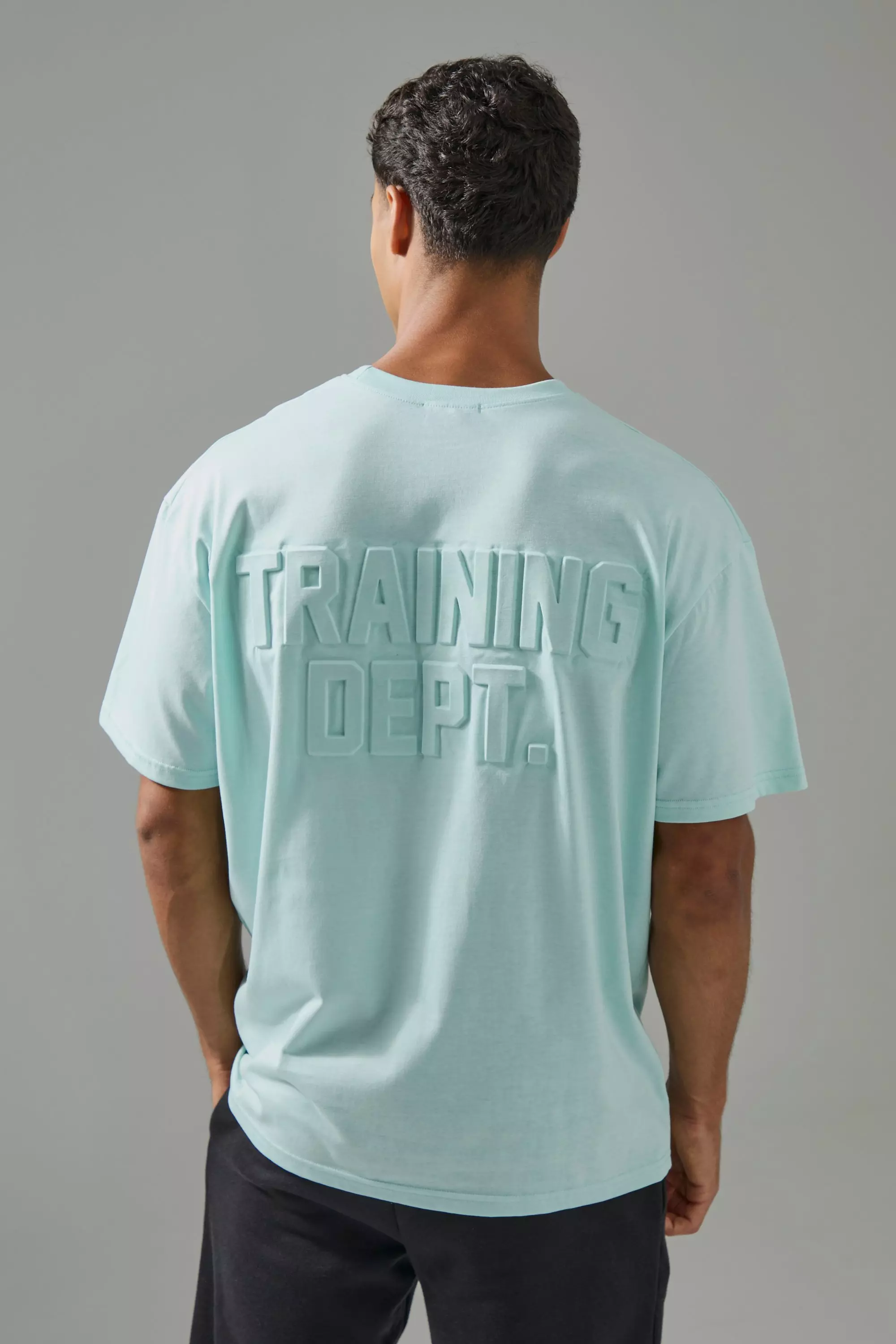 Sage Man Active Training Dept Embossed Oversized T-shirt alternative image