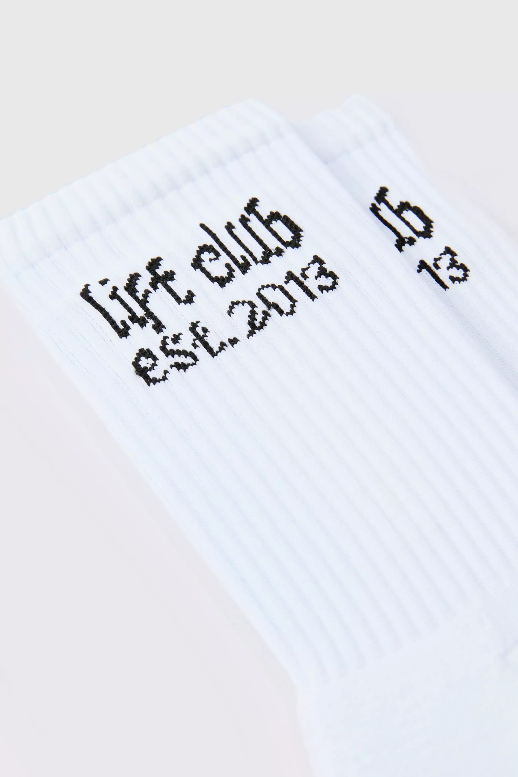 White Man Active Lift Club Crew Socks alternative image