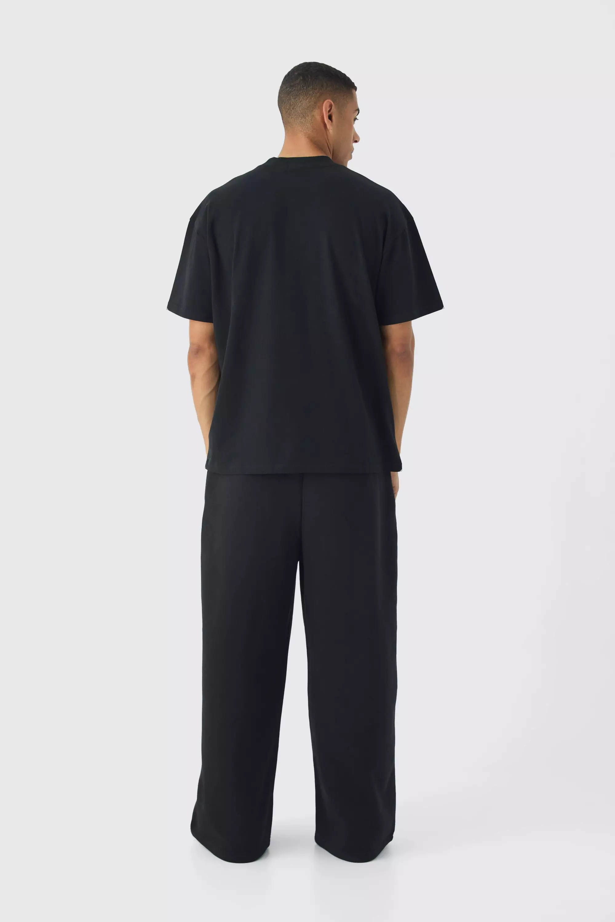 T-shirt oversize à col montant, Black autre image