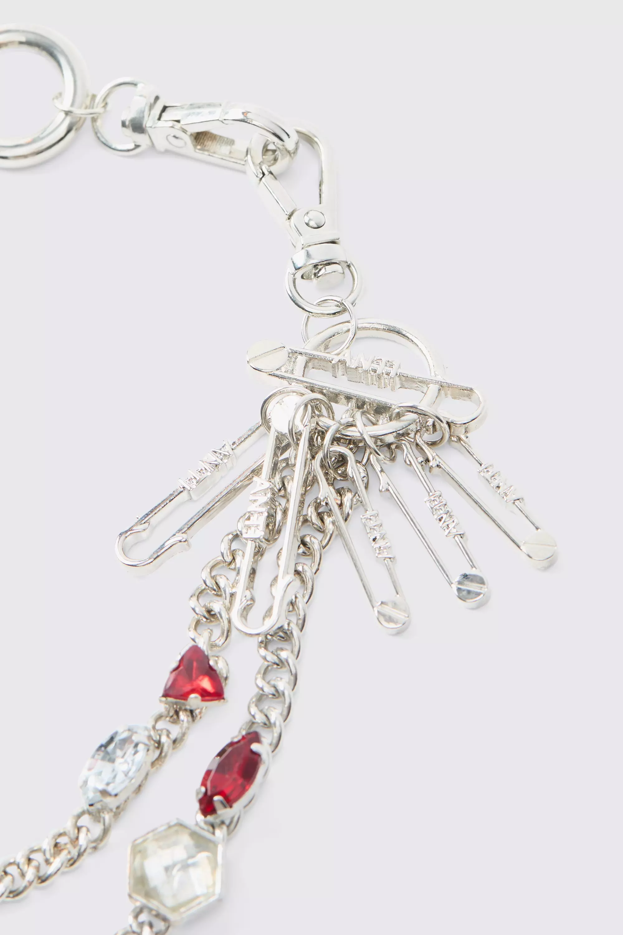 Chaîne de jean à détail strassé, Silver autre image