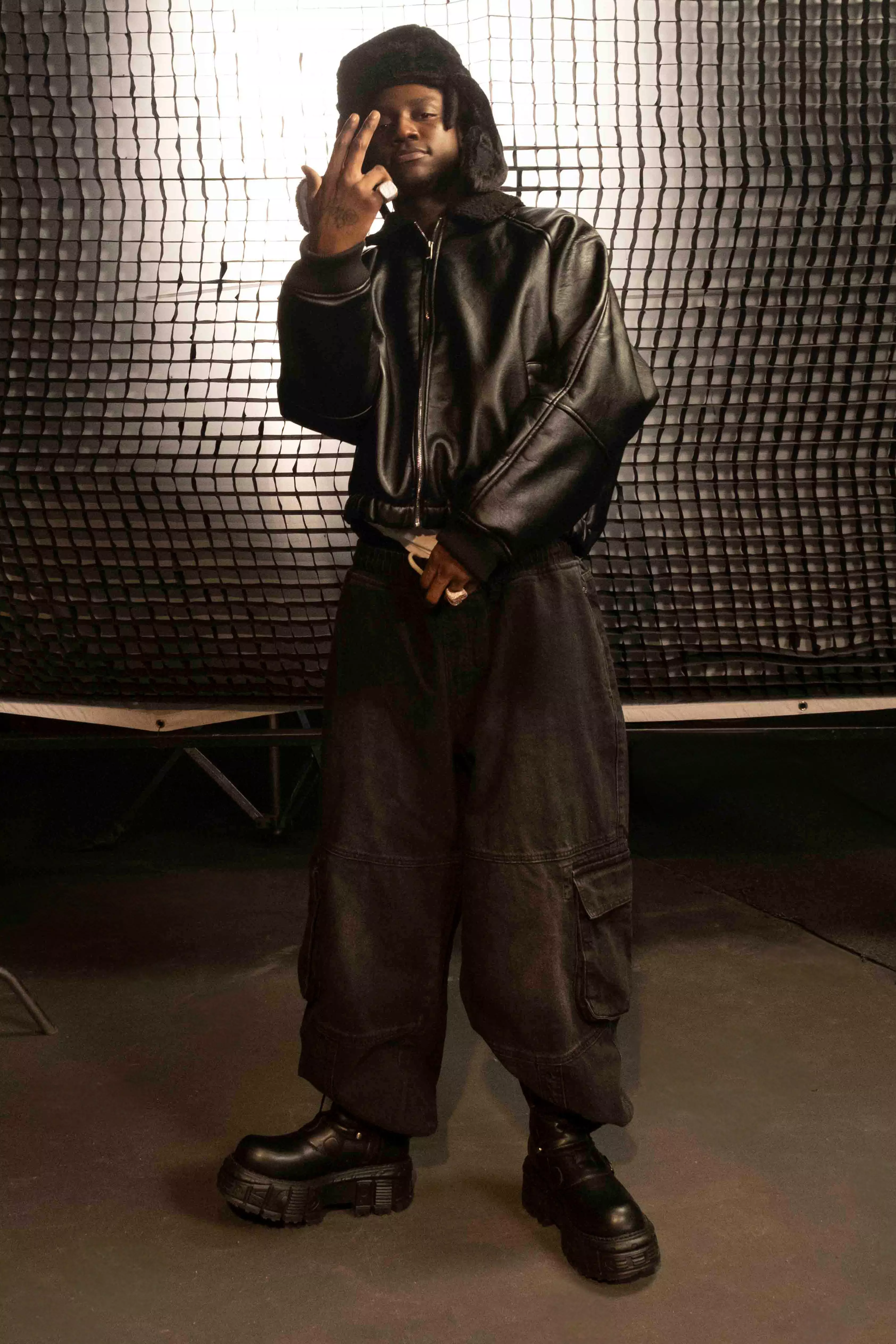 Black Parachute Cargo Pants alternative image