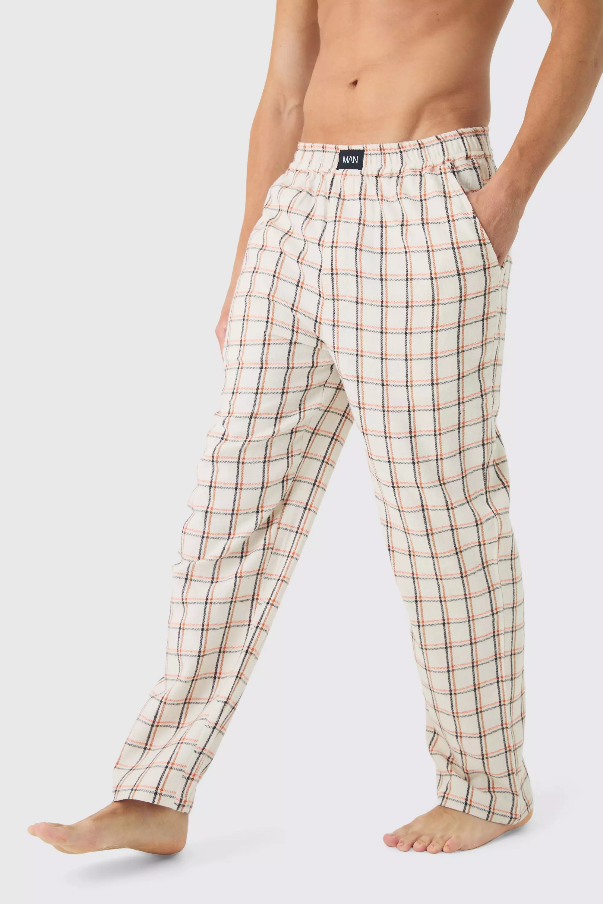 Woven Check Lounge Bottoms Multi