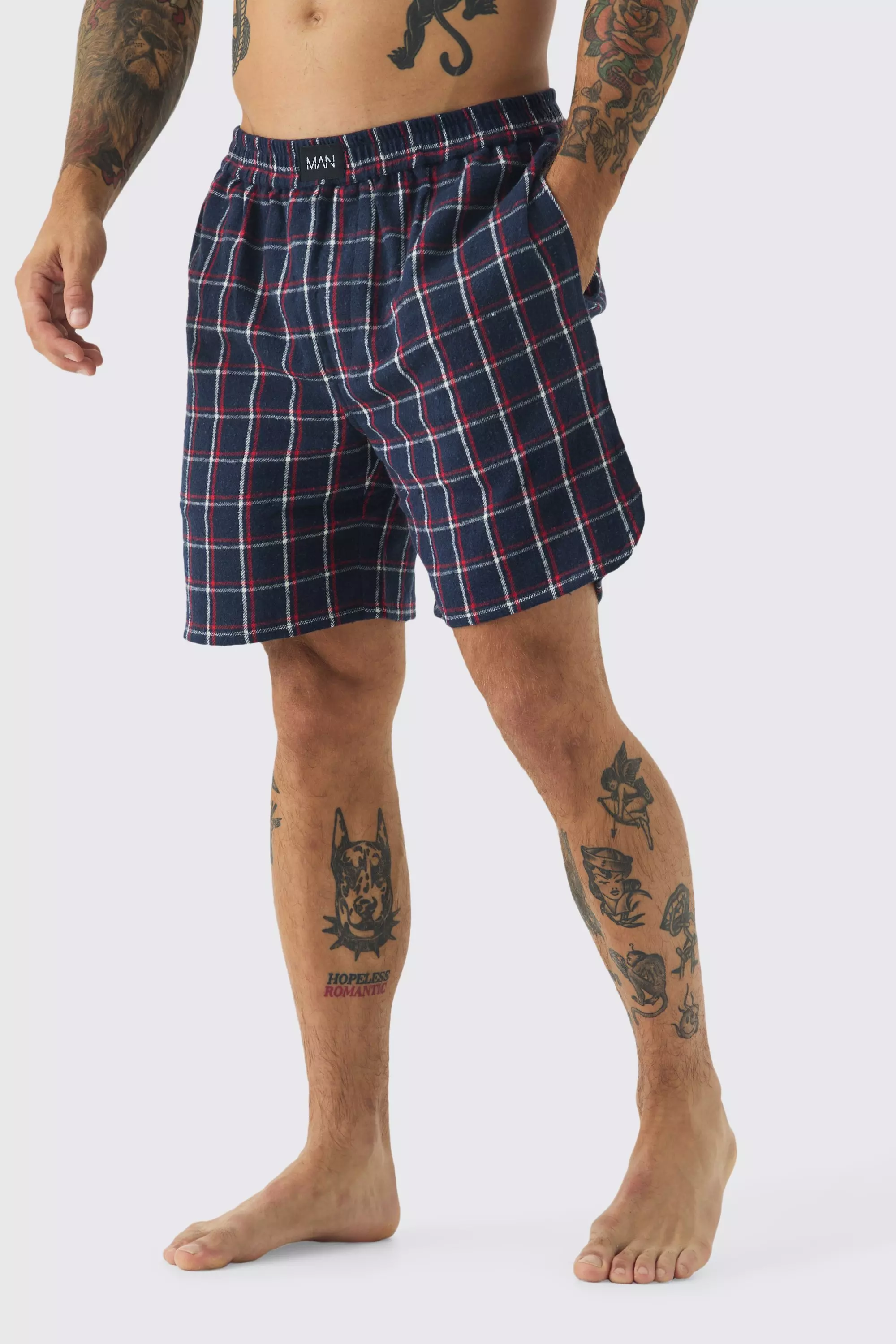 Woven Check Lounge Shorts Multi