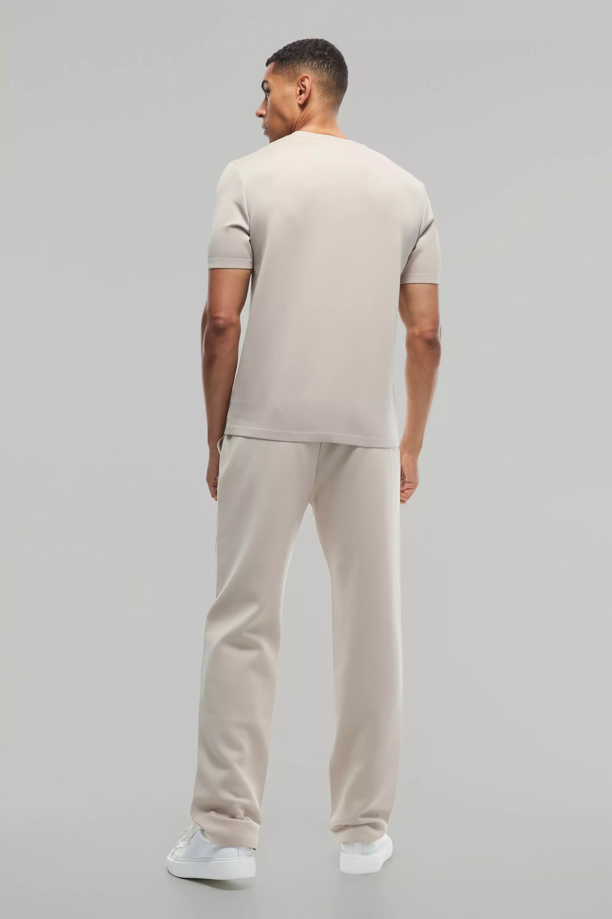 Sand Regular Fit Premium Scuba Pintuck Jogger alternative image