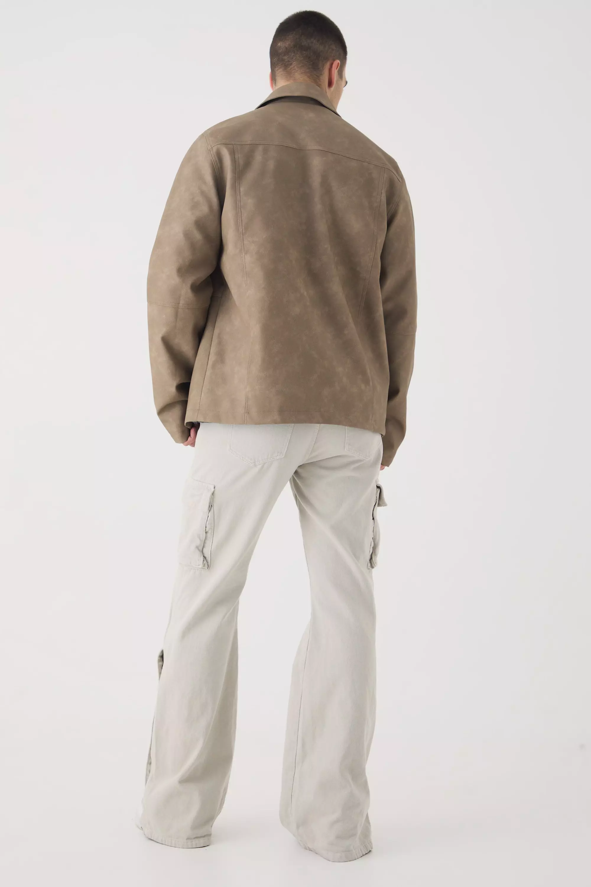 Stone Tall Antique Pu Harrington Jacket alternative image