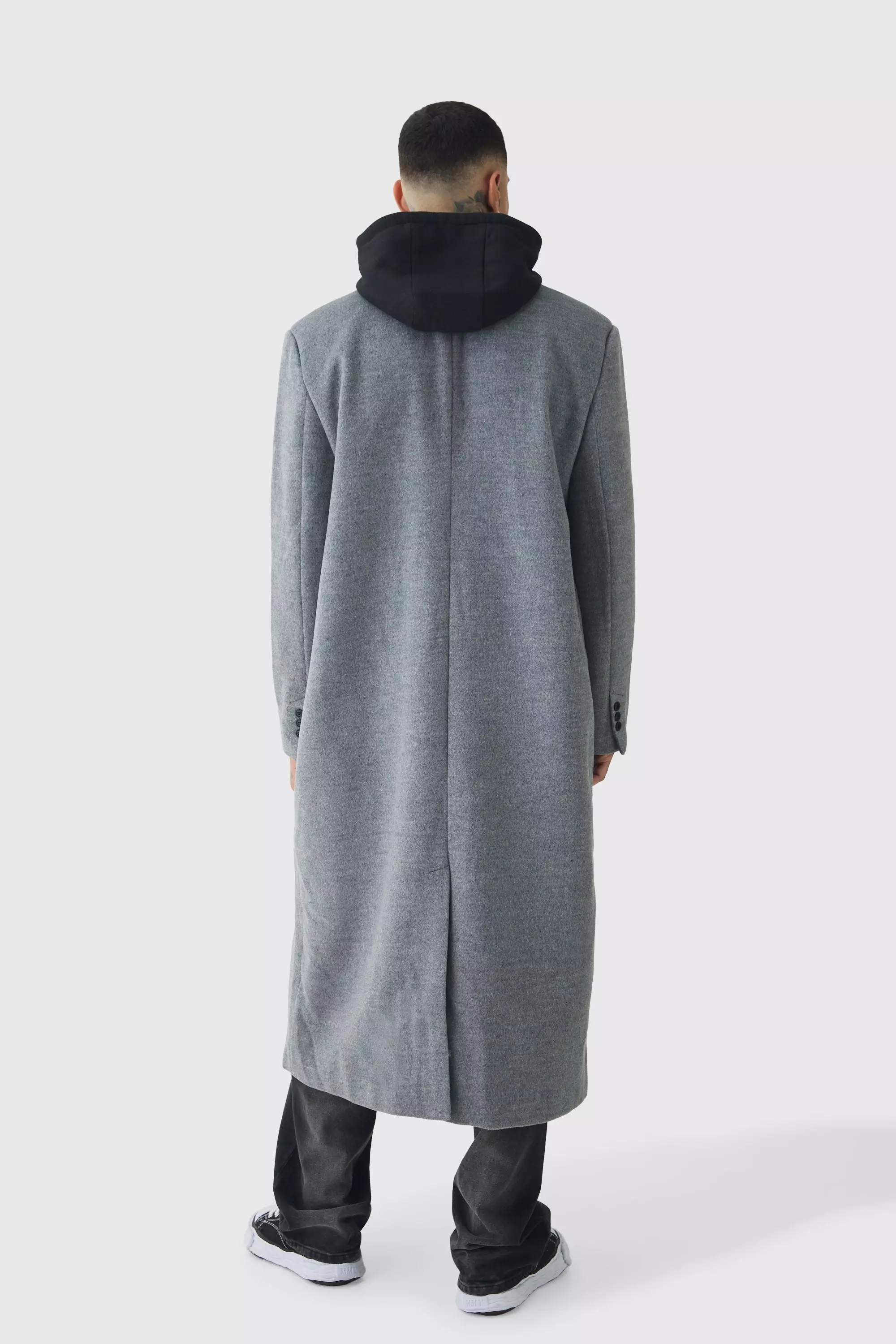 Tall - Manteau oversize en laine, Charcoal autre image