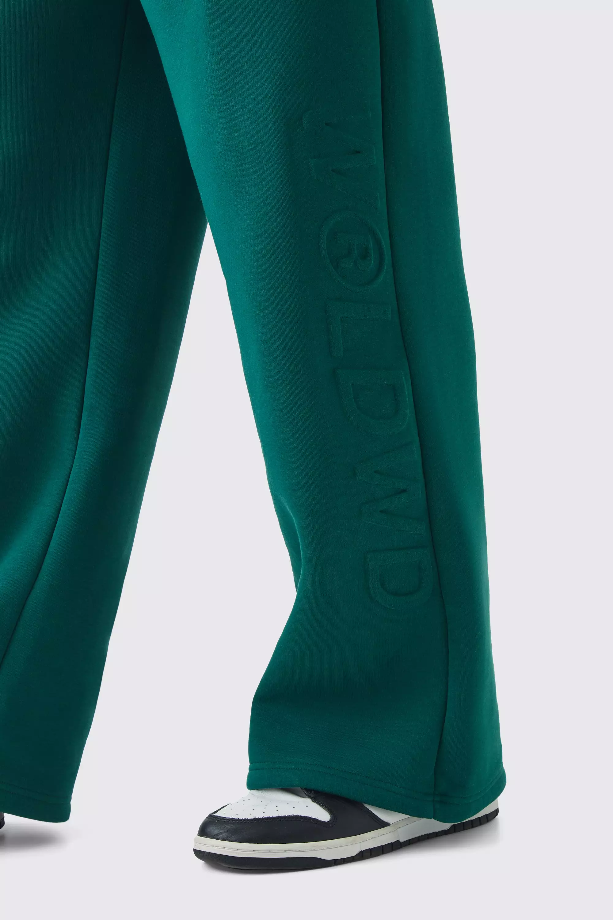 Forest Worldwide Wide Leg Joggingbroek Met Reliëf alternatieve afbeelding