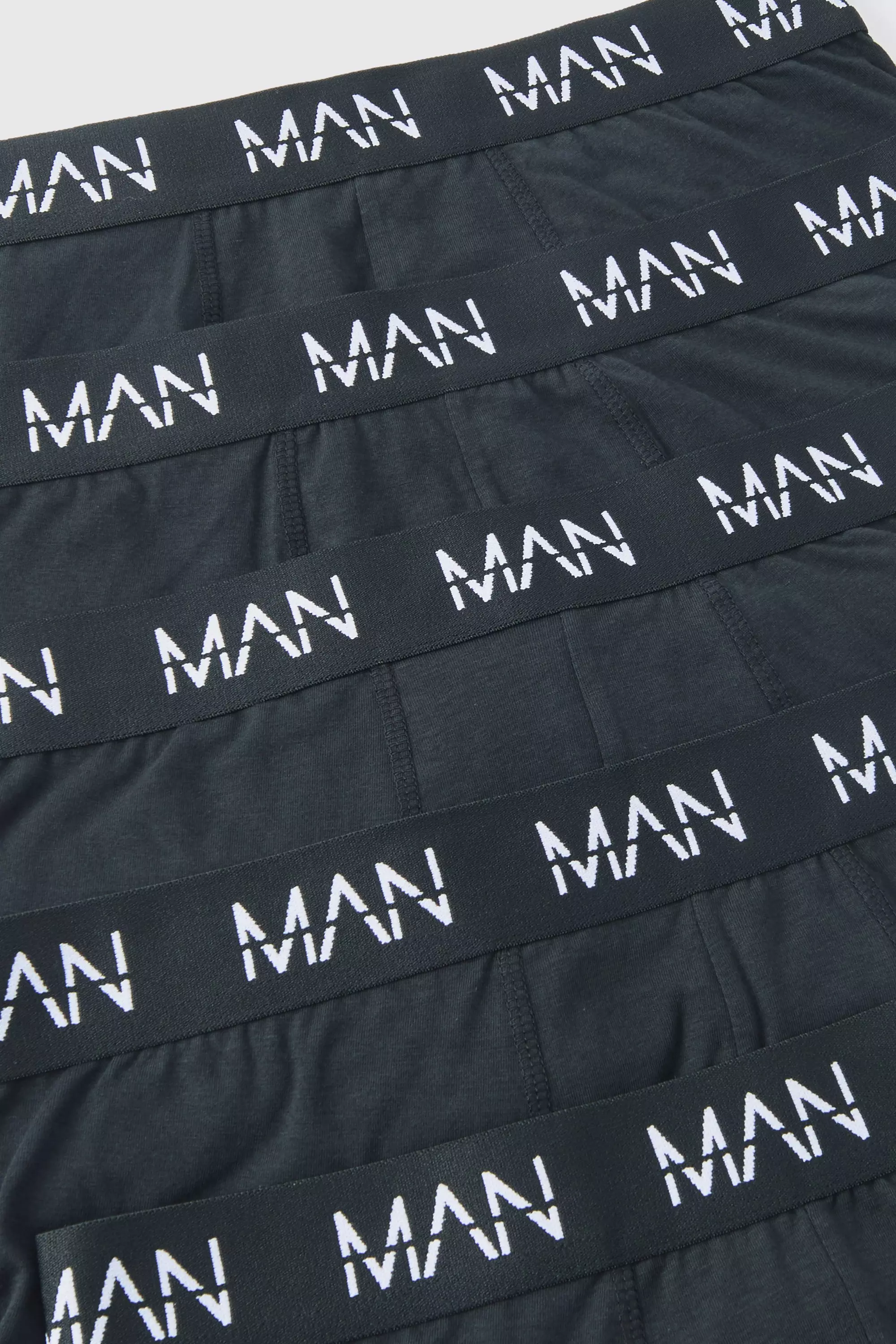 Lot de 5 boxers mi-longs à inscription - MAN, Black autre image