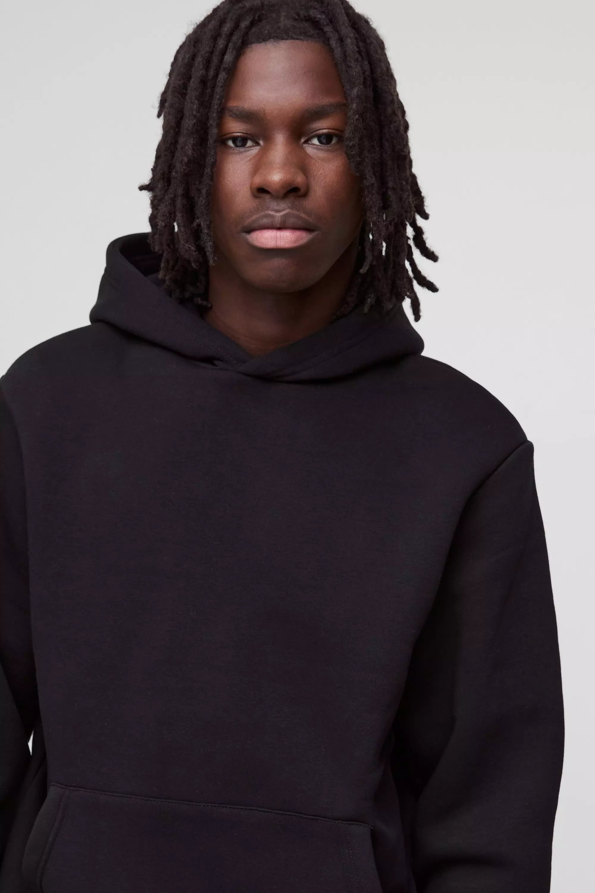 330GSM Over The Head Basic Hoodie | boohooMAN USA
