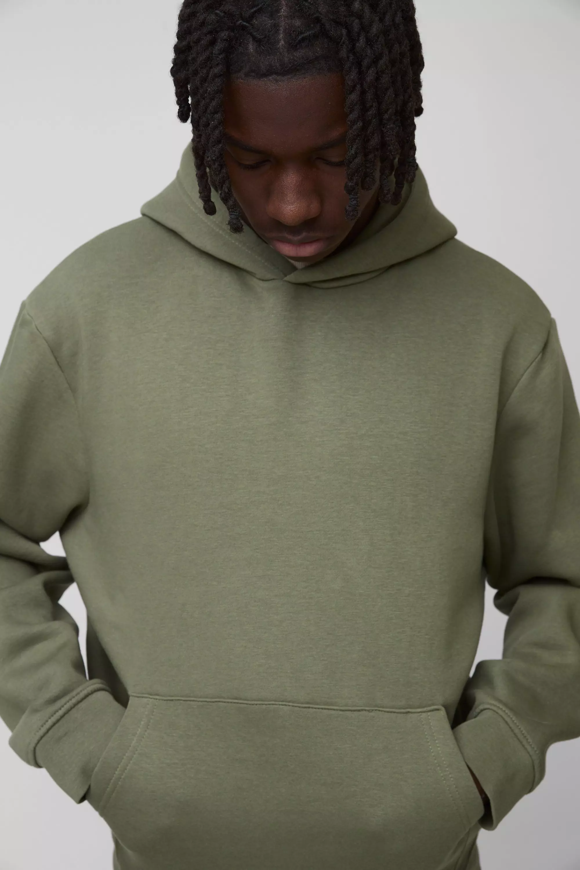 330GSM Over The Head Basic Hoodie | boohooMAN USA
