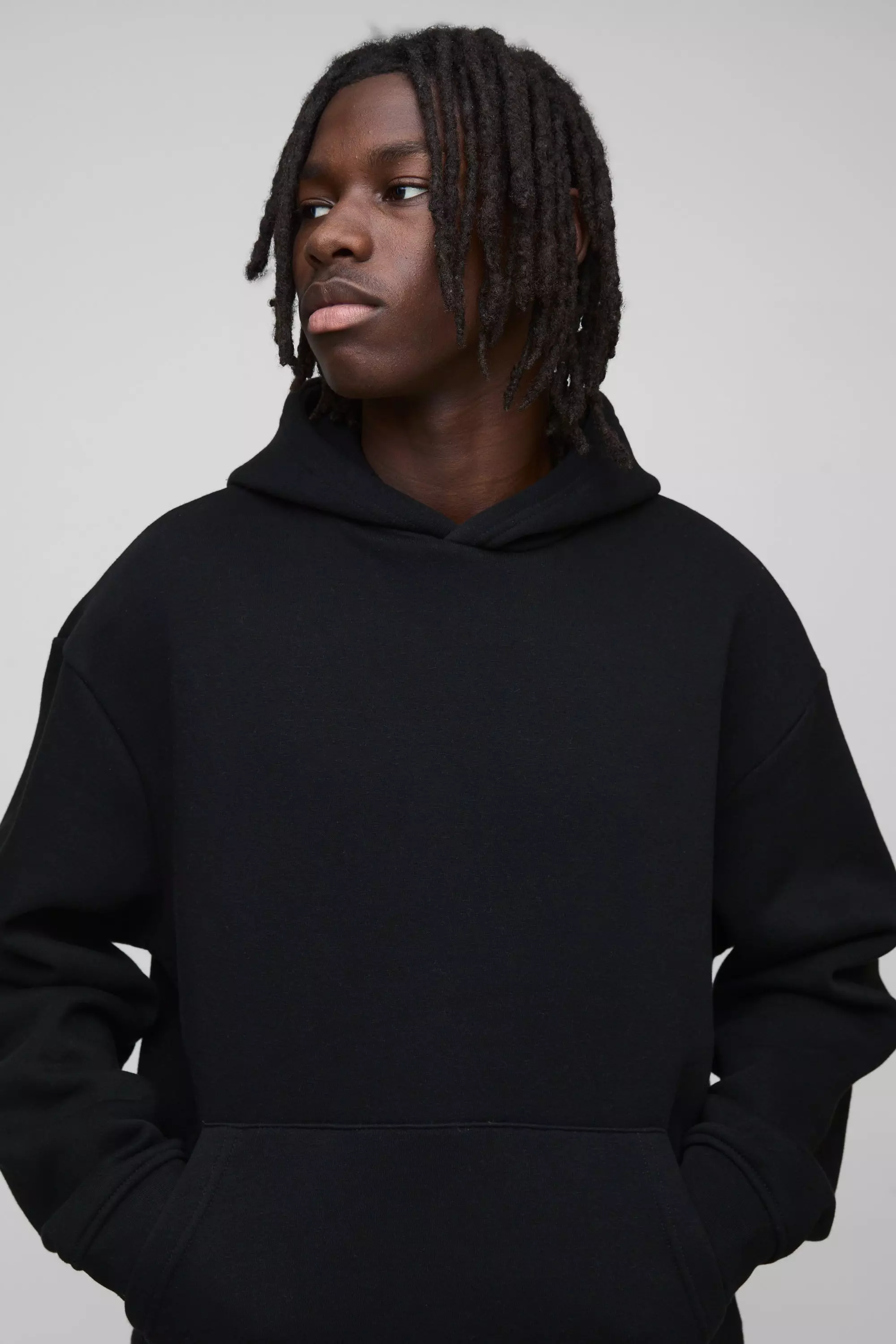 330GSM Basic Oversized Over The Head Hoodie | boohooMAN USA