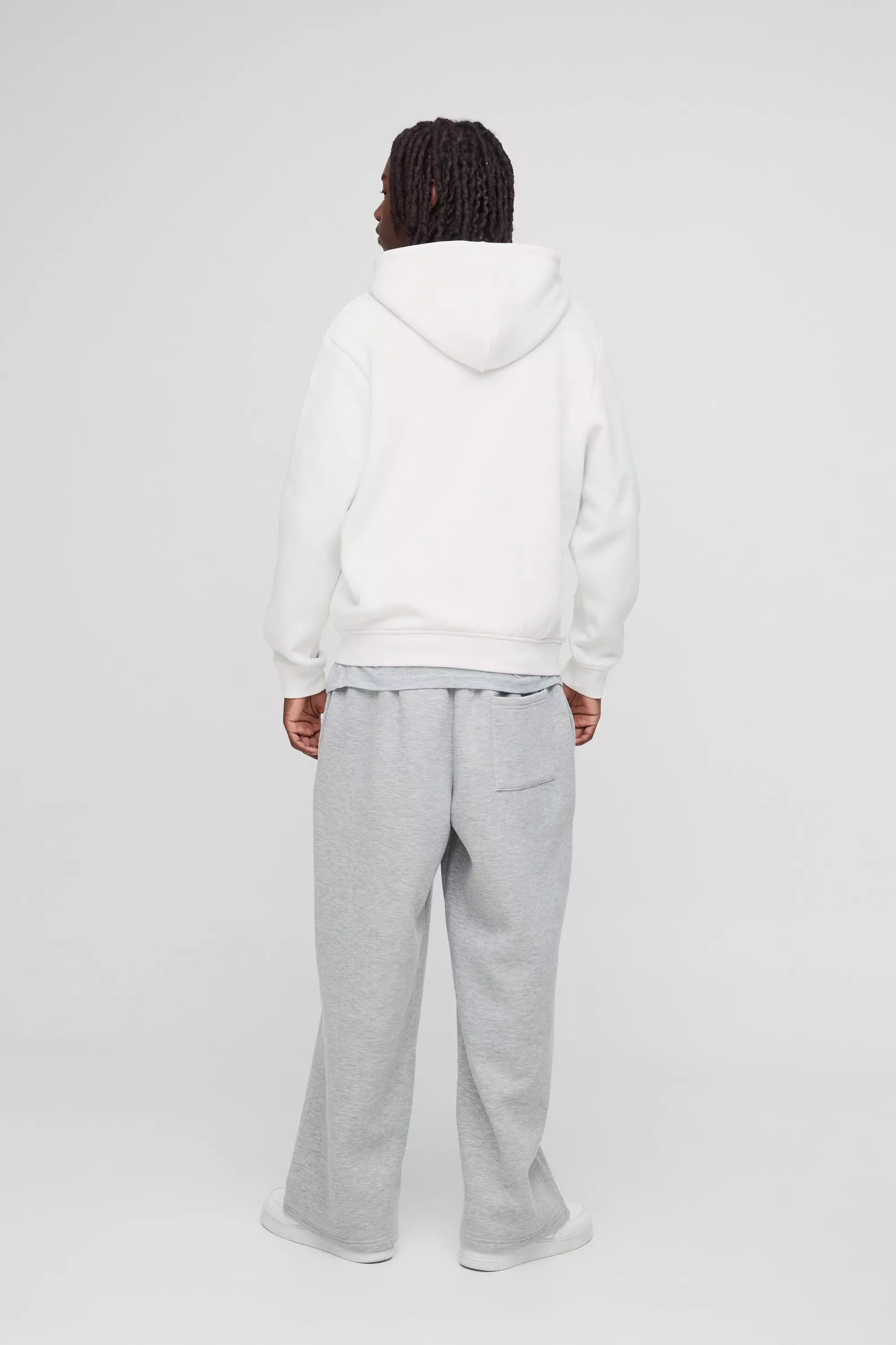 330GSM Basic Zip Through Hoodie | boohooMAN USA