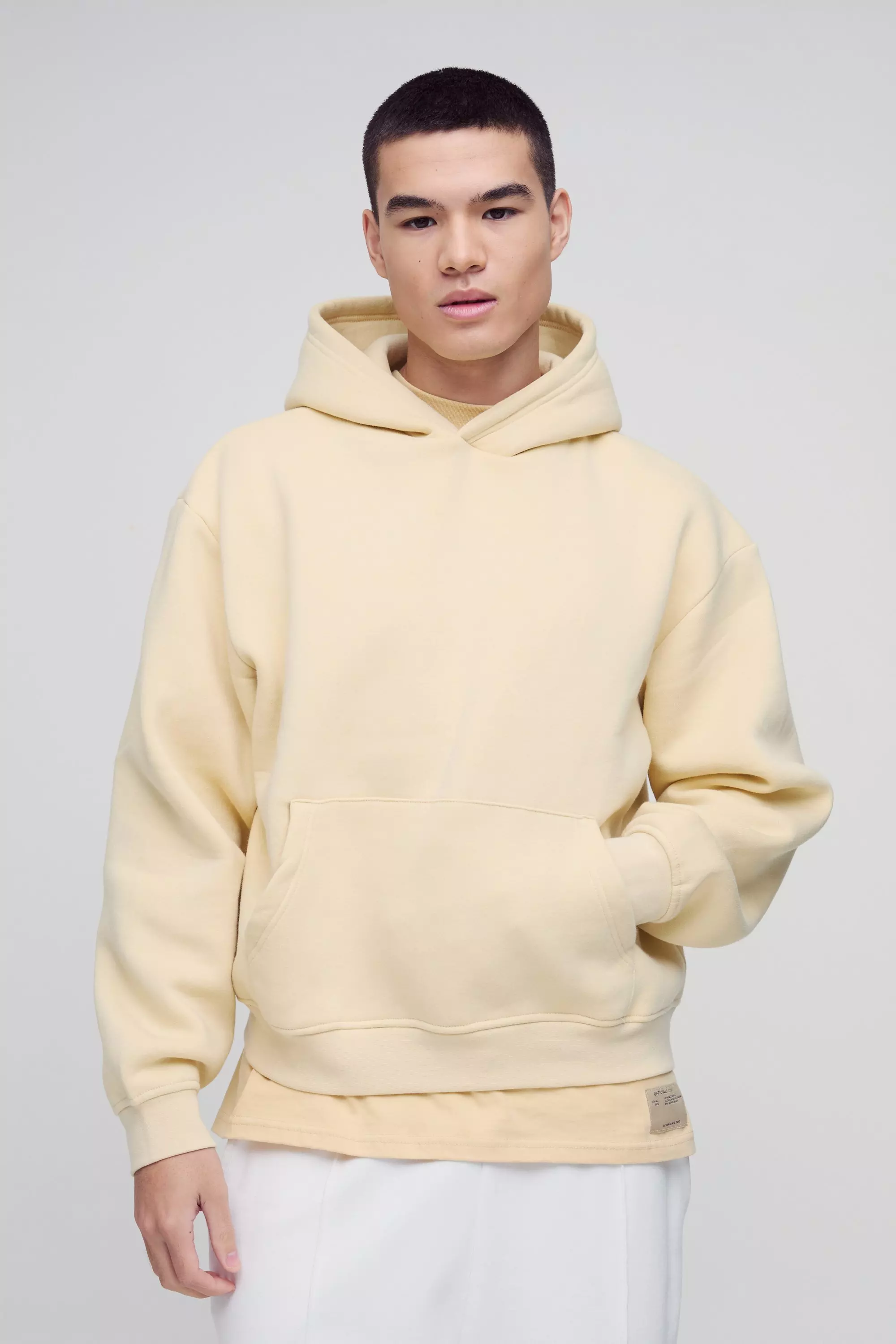 Basic Oversized Boxy Hoodie boohooMAN AU