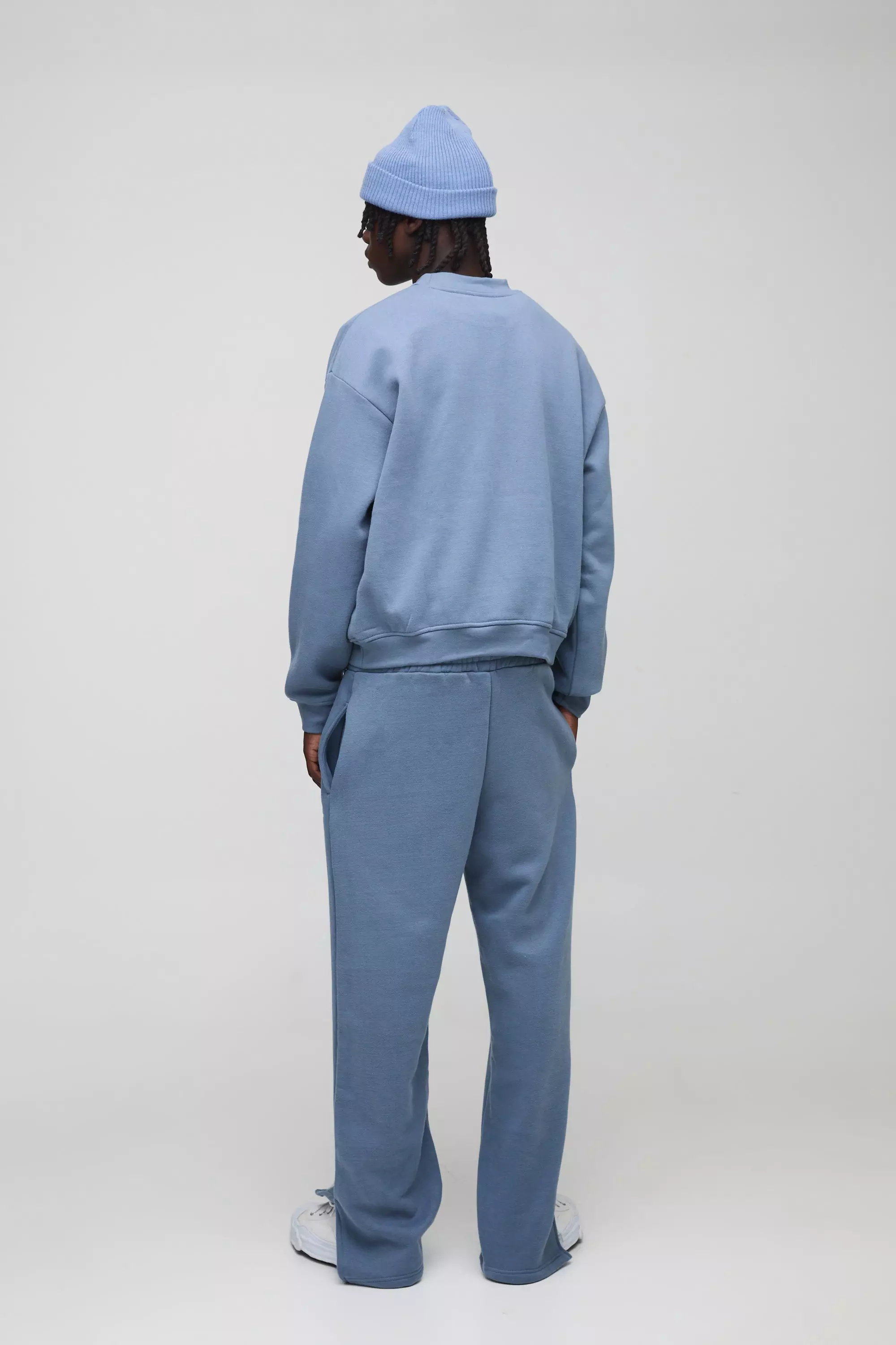 Kastiges Oversize Sweatshirt mit Text-Stickerei, Ink alternatives Bild