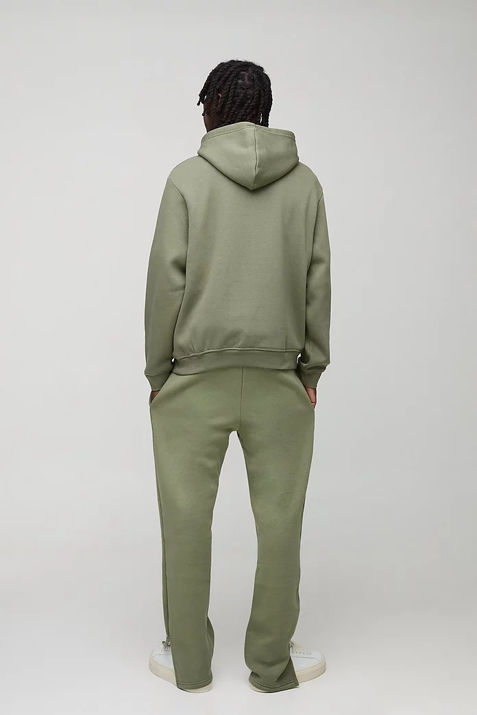 330GSM Regular Fit Split Hem Raw Edge Sweatpants | boohooMAN USA 330GSM Regular Fit Split Hem Raw Edge Sweatpants | boohooMAN USA