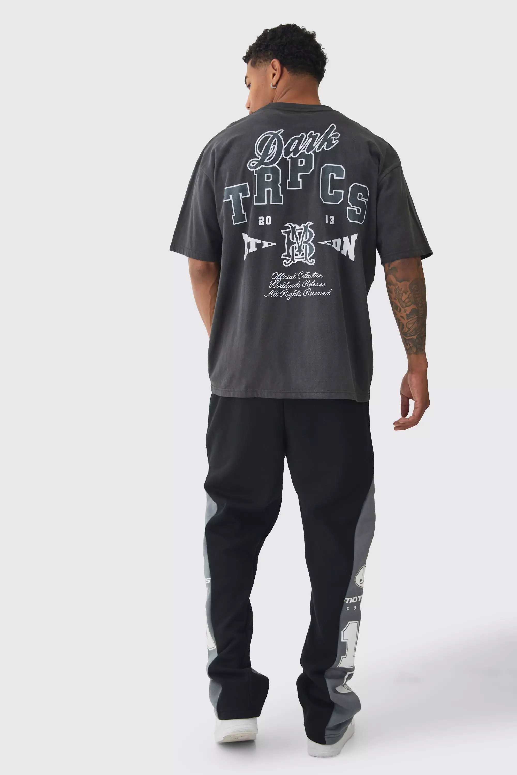 Black Relaxed Moto High Gusset Jogger alternative image