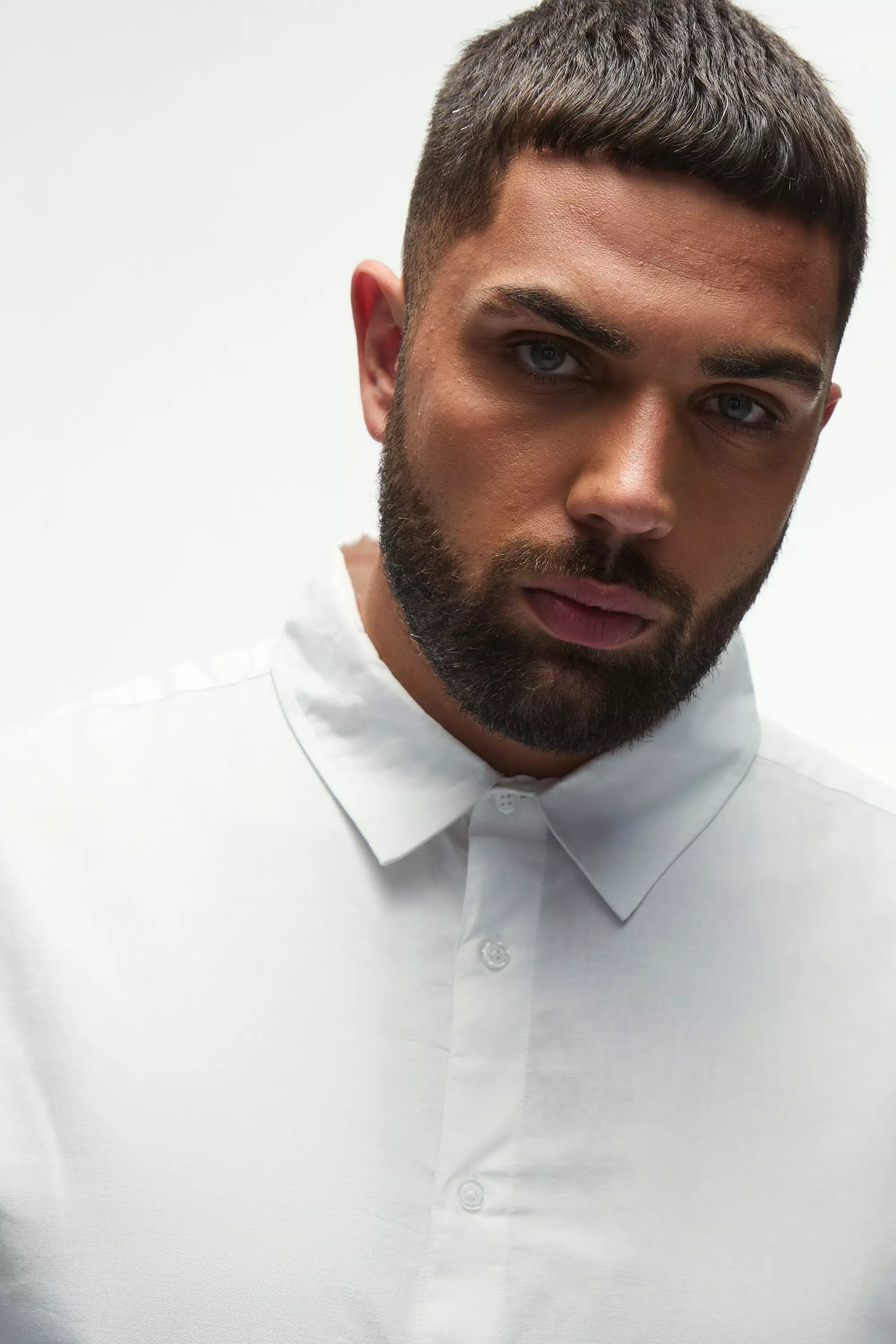 Grande taille - Chemise habillée en blanc, White autre image