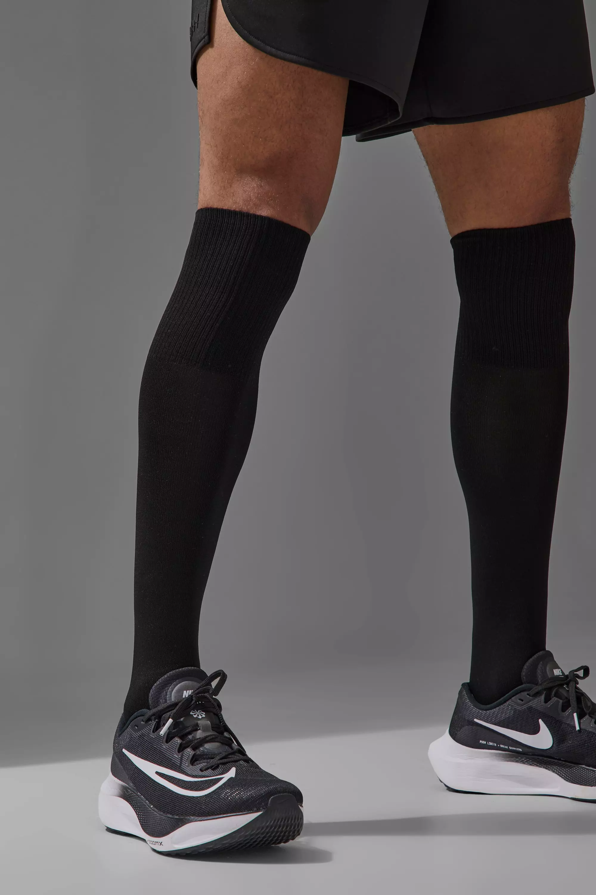 Man Active Football Socks Black