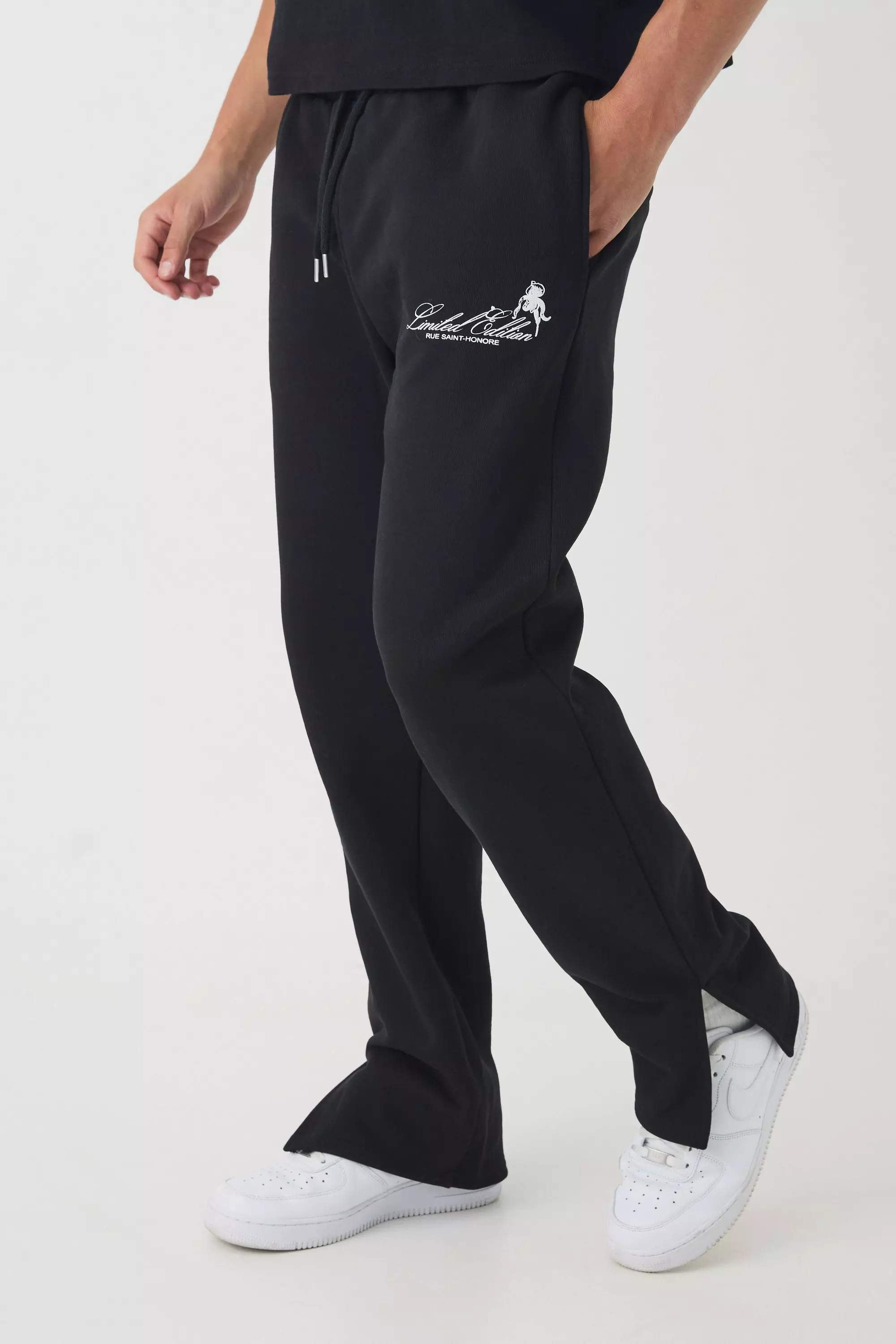 Boohooman smart joggers online