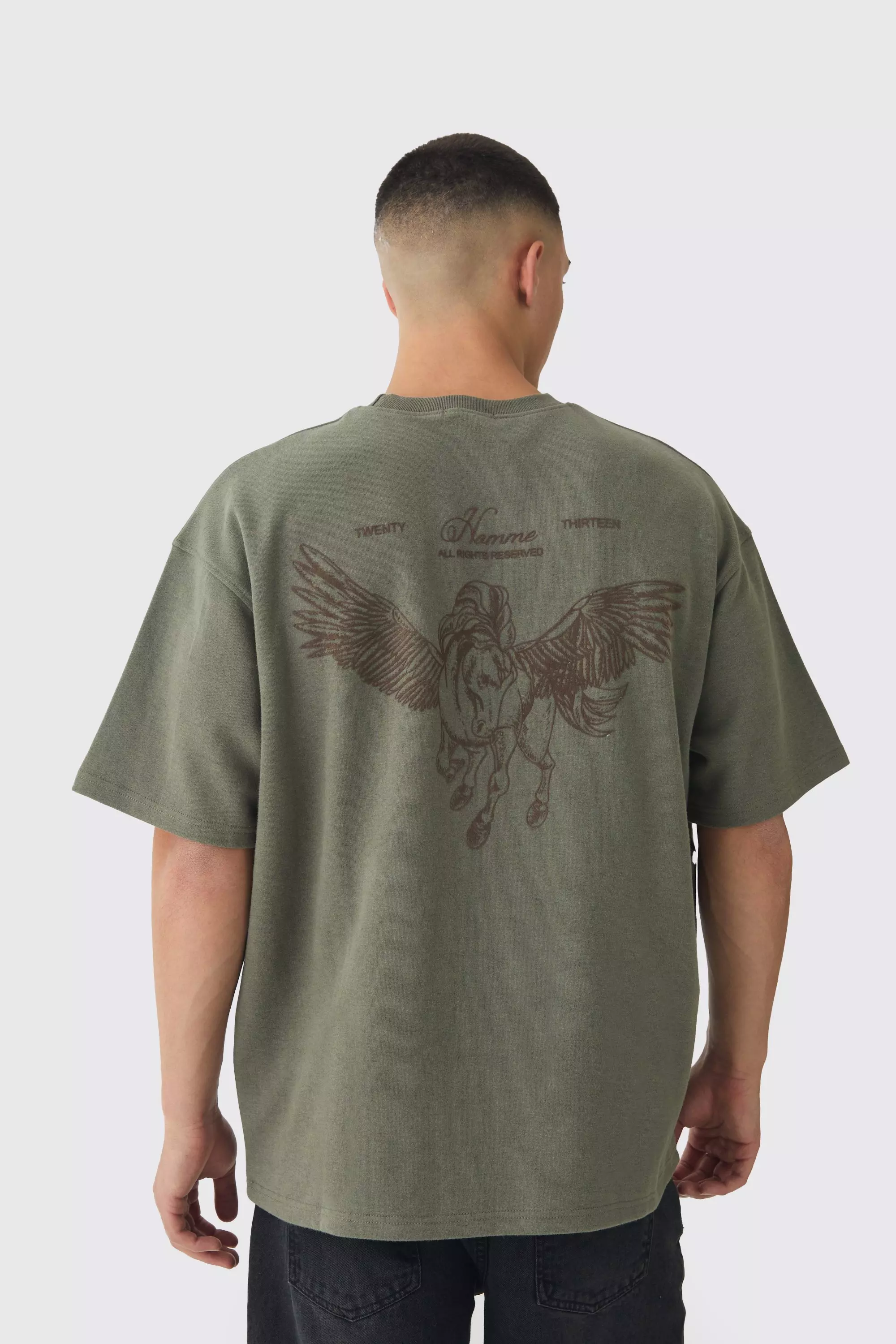 Smartes Oversize T-Shirt, Khaki alternatives Bild