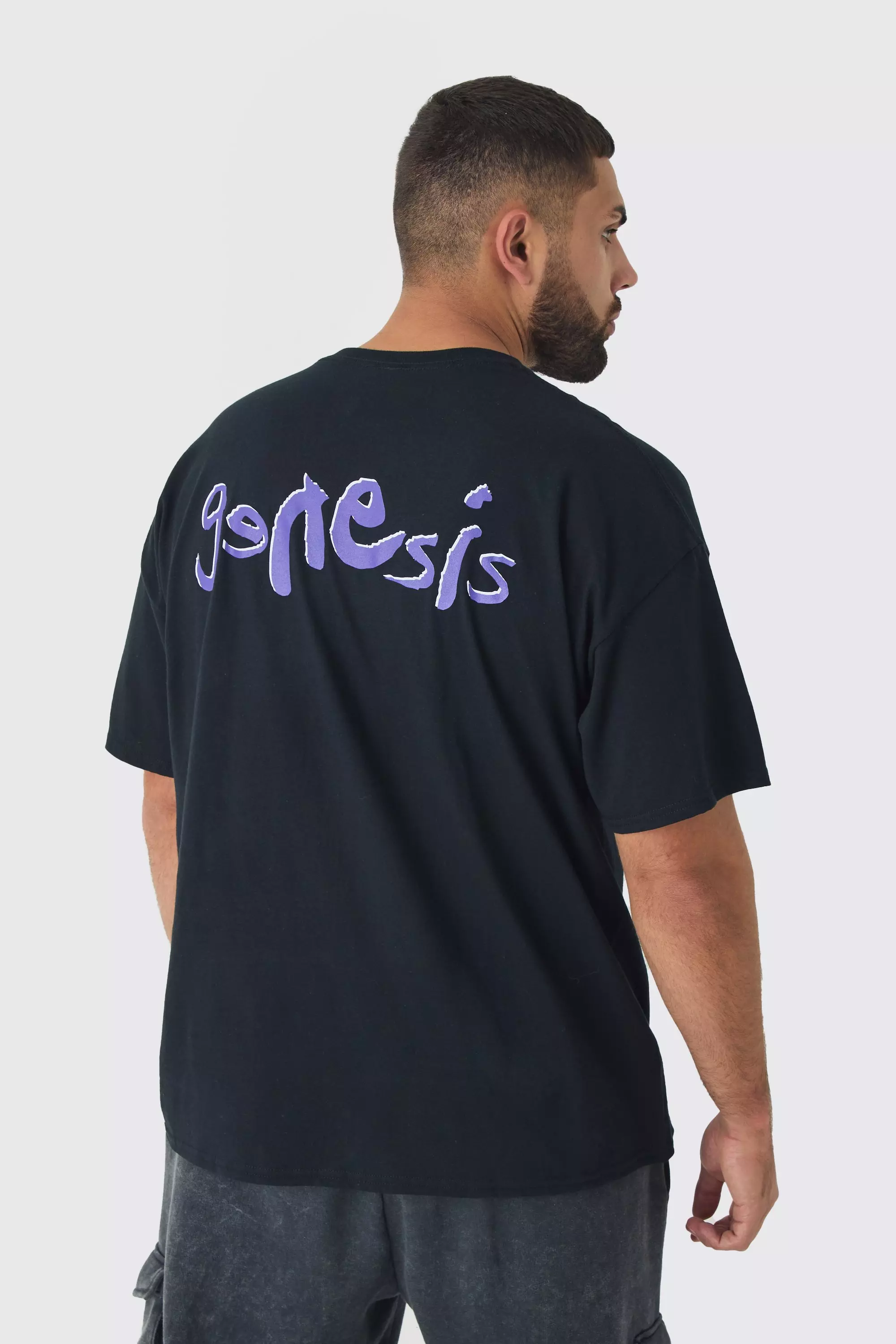 Grande taille - T-shirt à imprimé Genesis, Black autre image