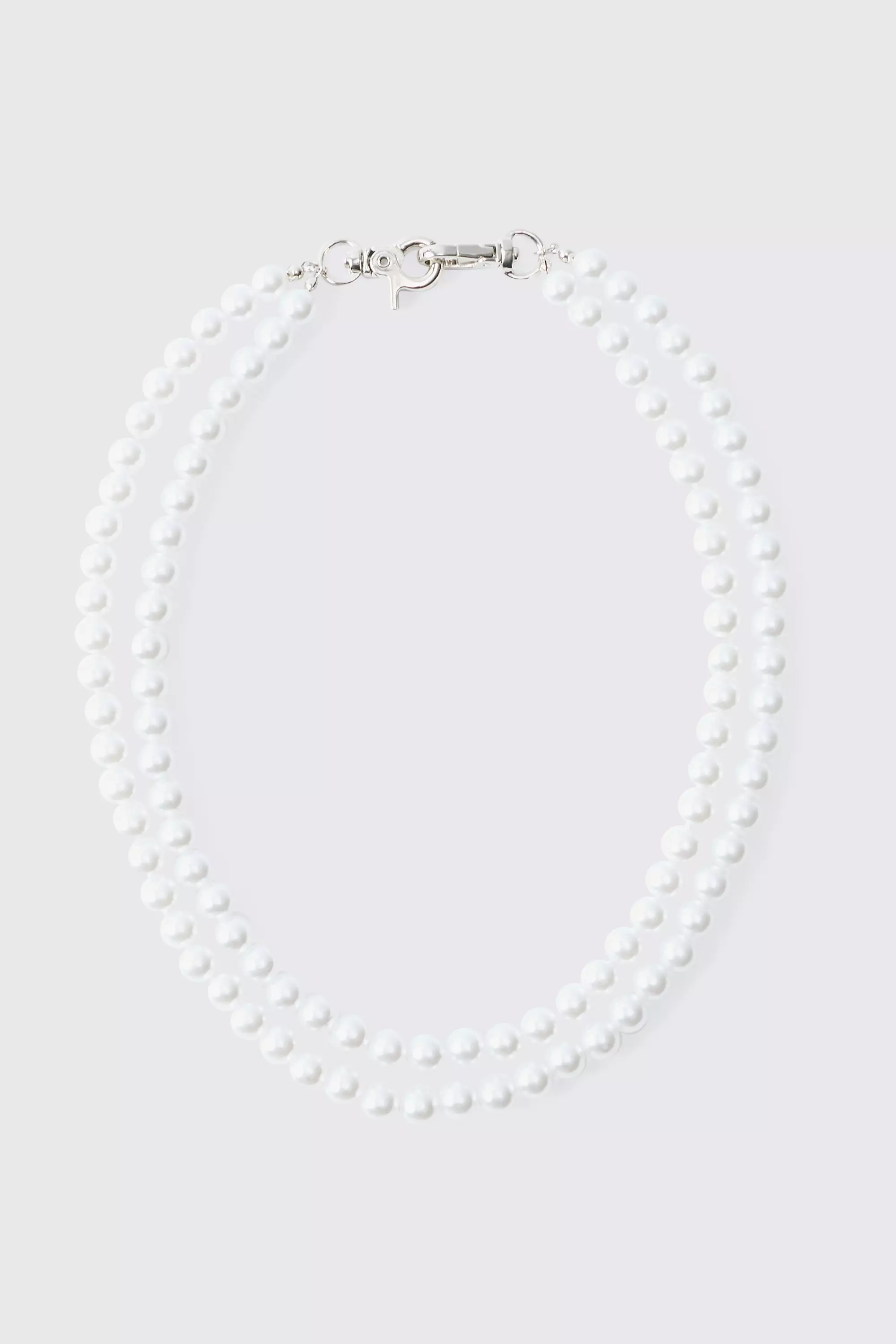 Pearl Jean Chain White