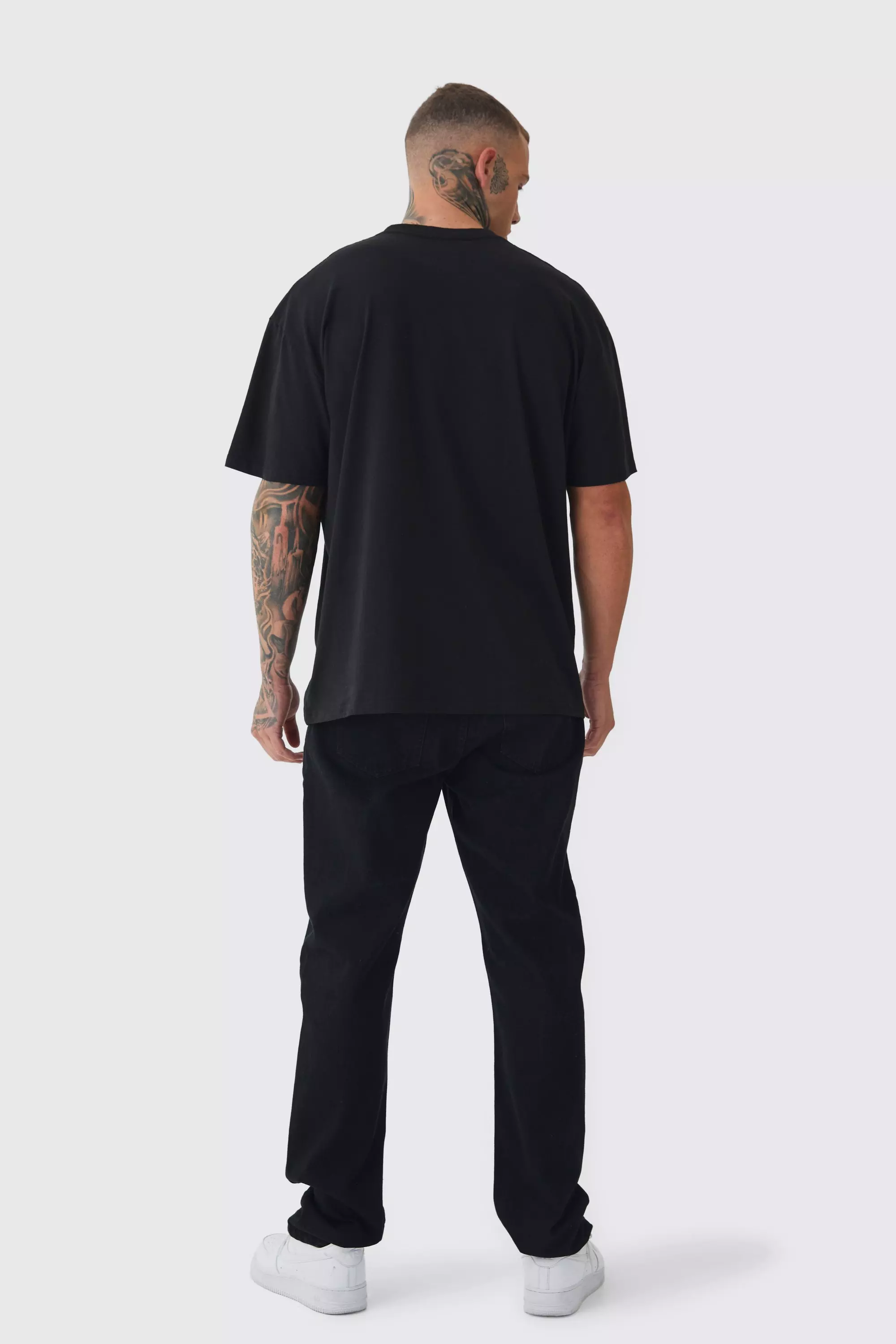 Tall T-Shirt mit Official Lips Print, Black alternatives Bild