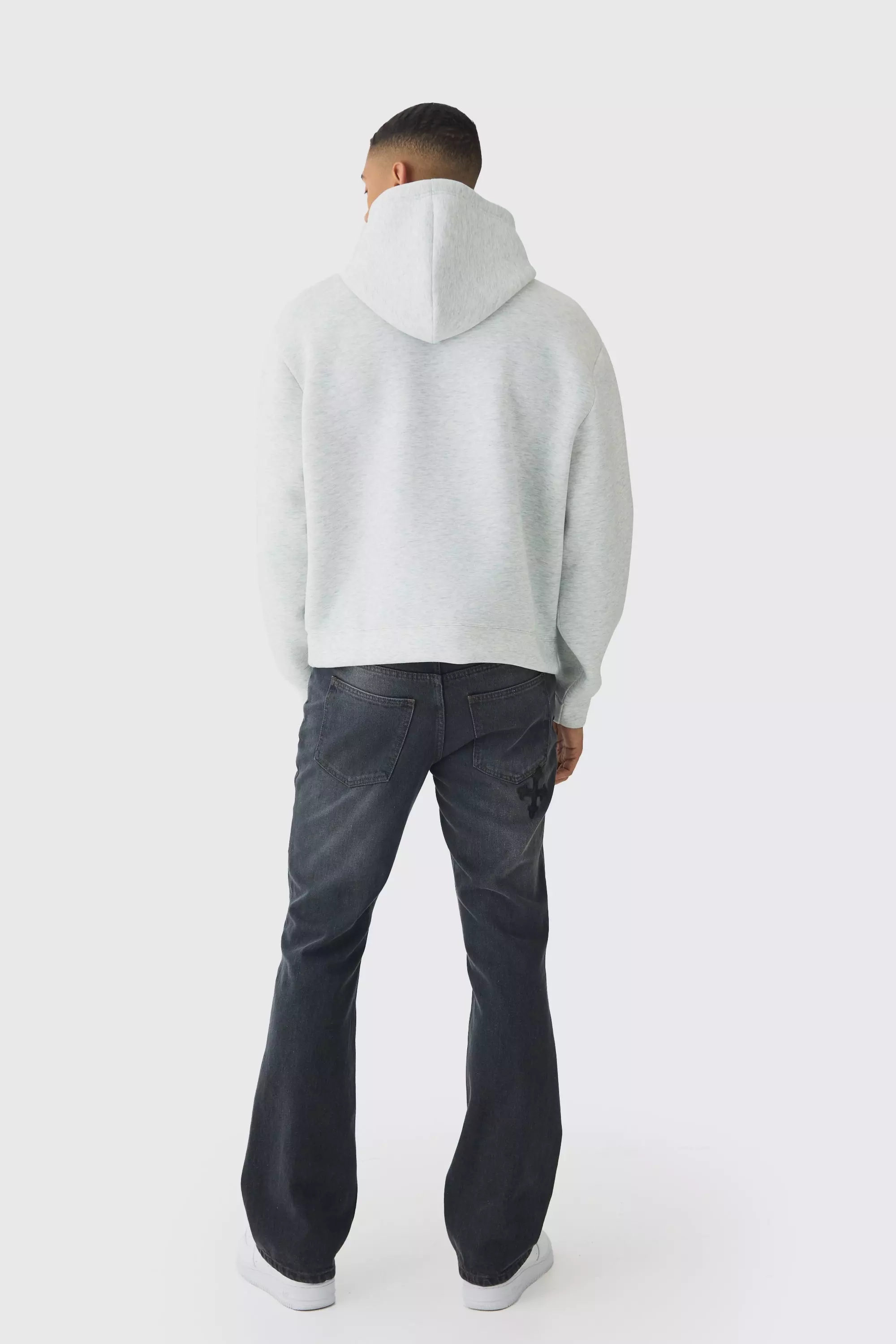 Kastiger Oversize Scuba Hoodie, Ash alternatives Bild