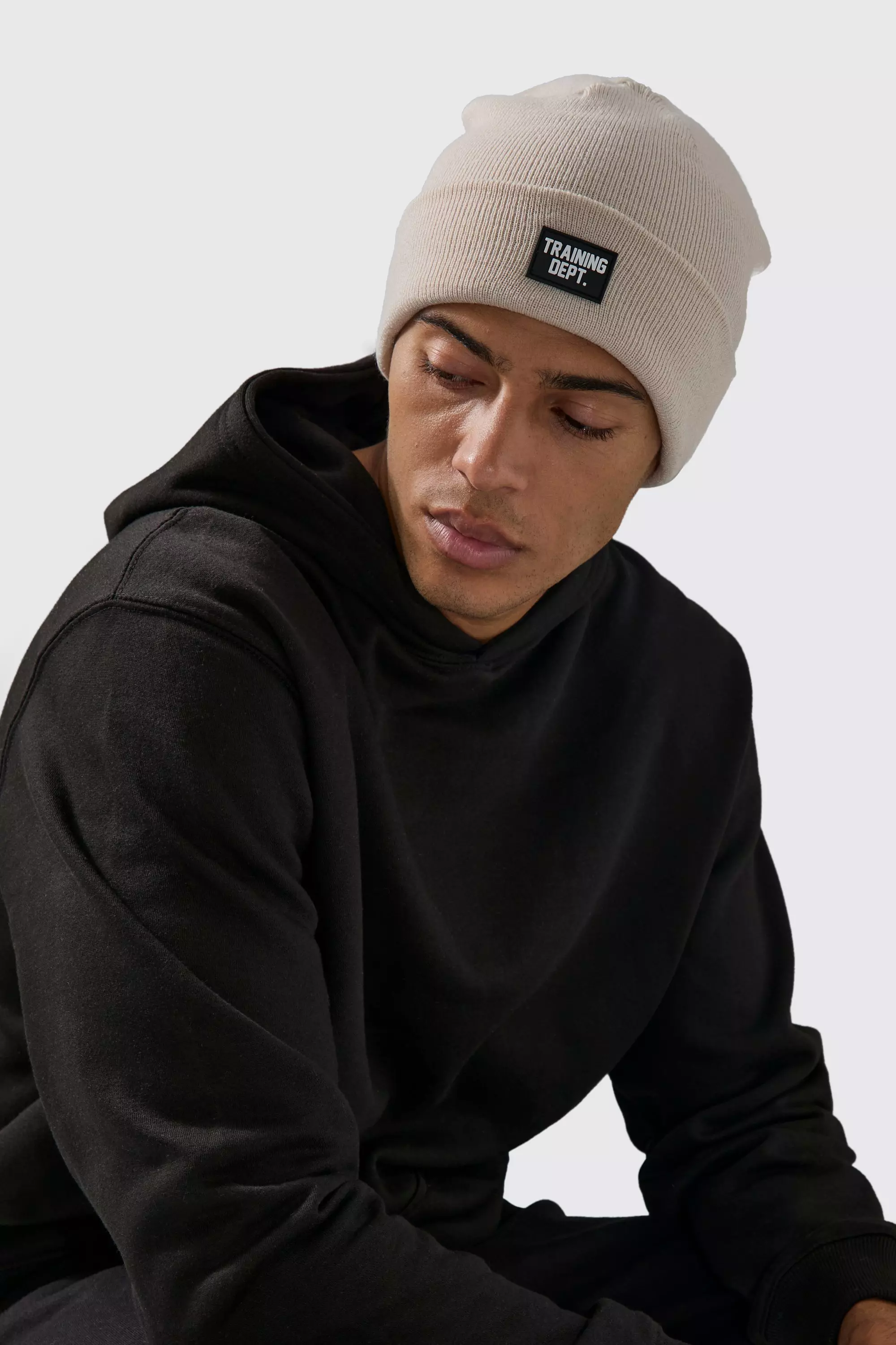 Man Active Training Dept Beanie Taupe