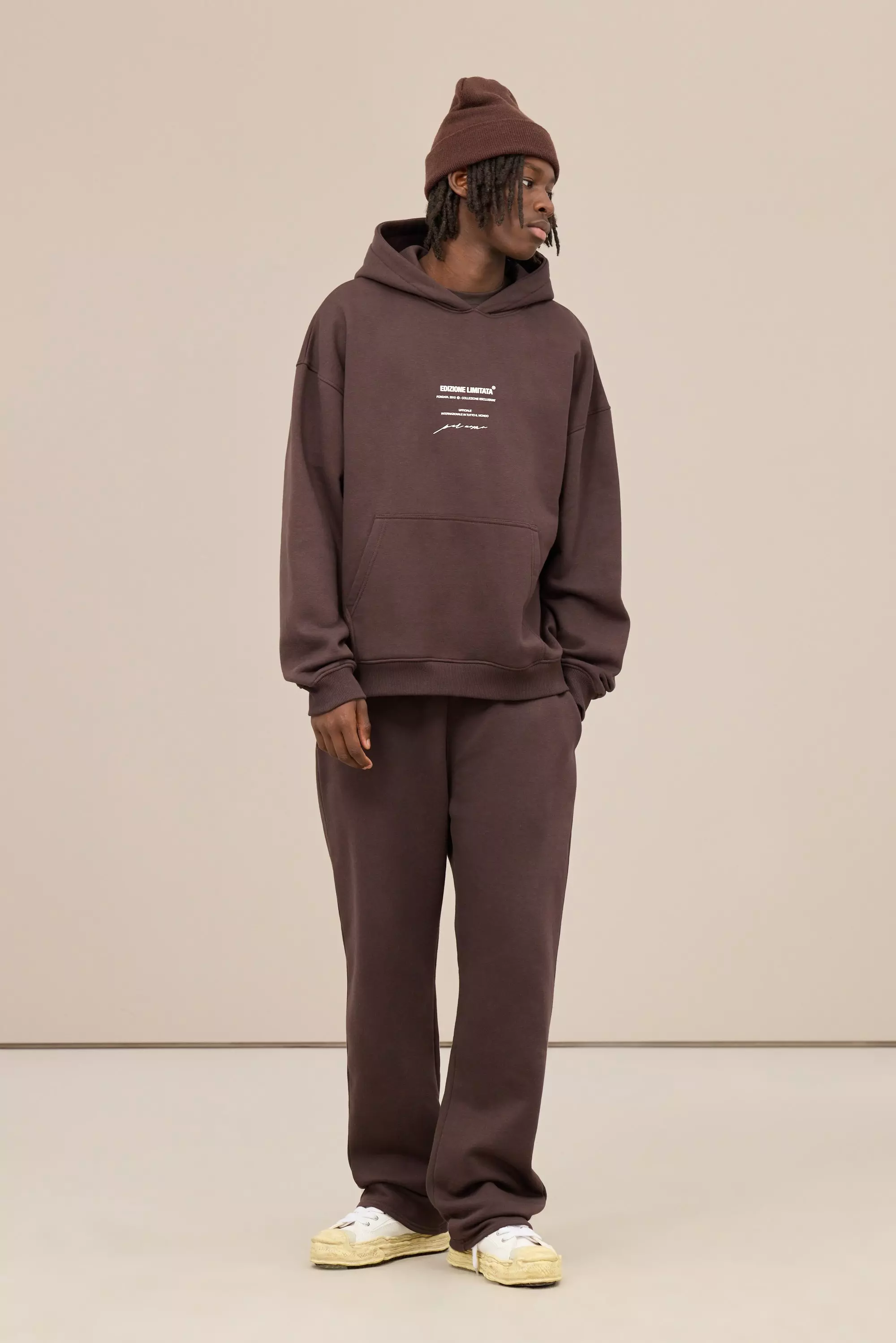 Relaxed Heavyweight Sweatpants Chocolate