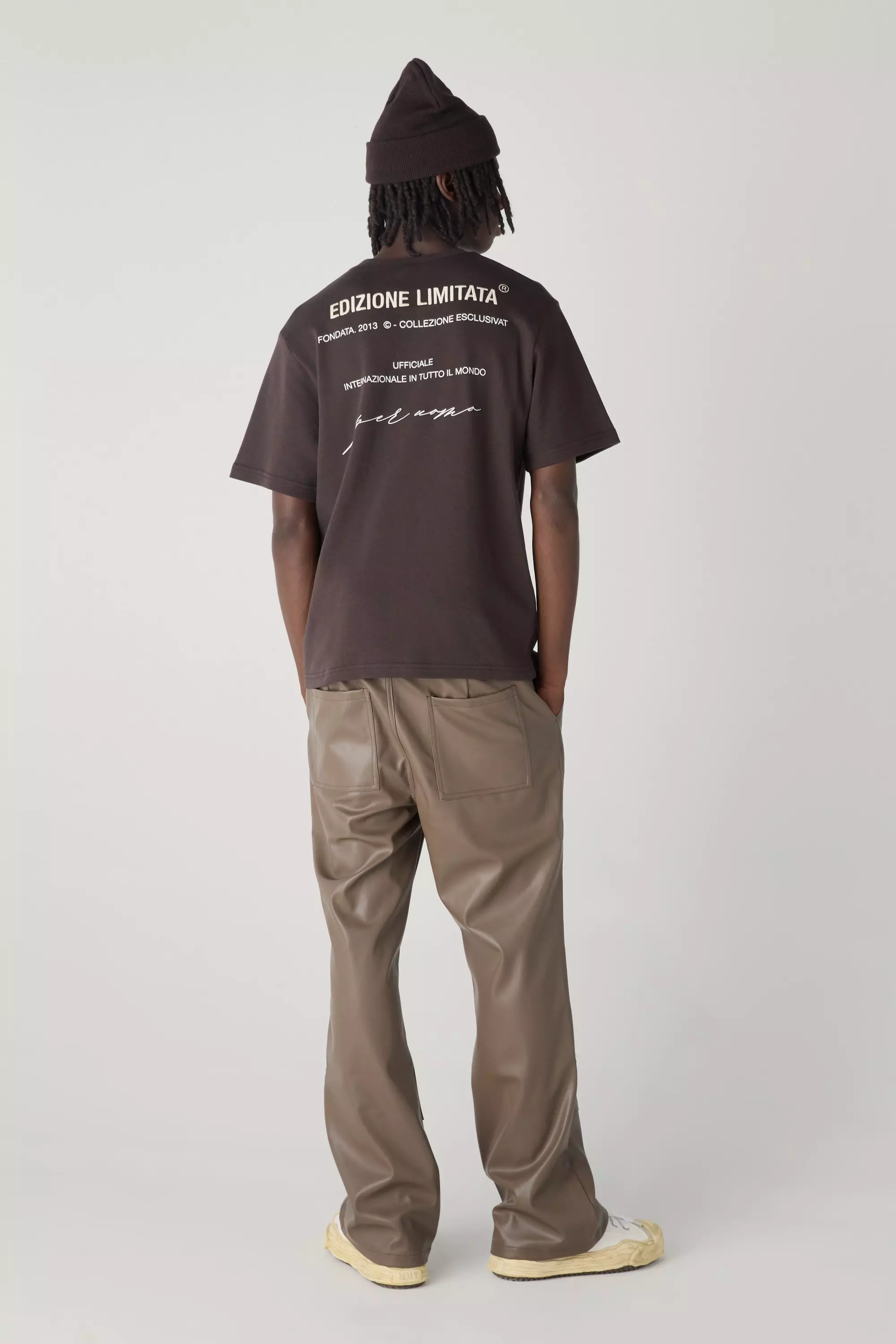 Chocolate Interlock Embroidered Tab T-shirt alternative image