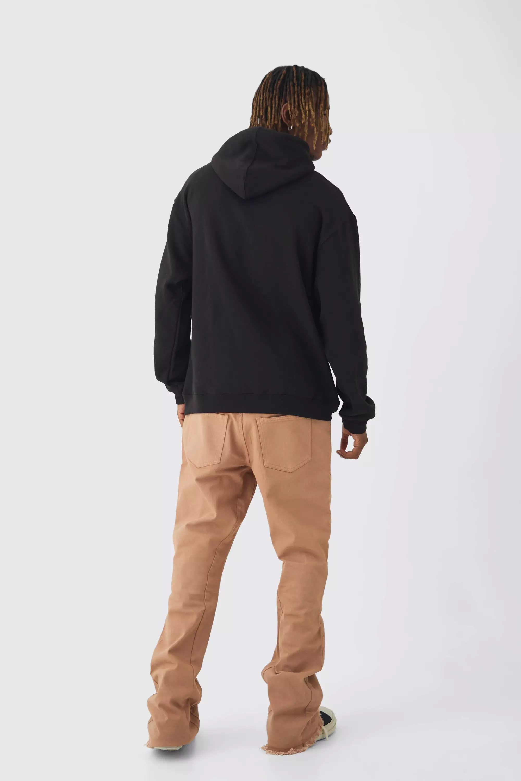 Tall Slim-Fit Schlagjeans, Brown alternatives Bild