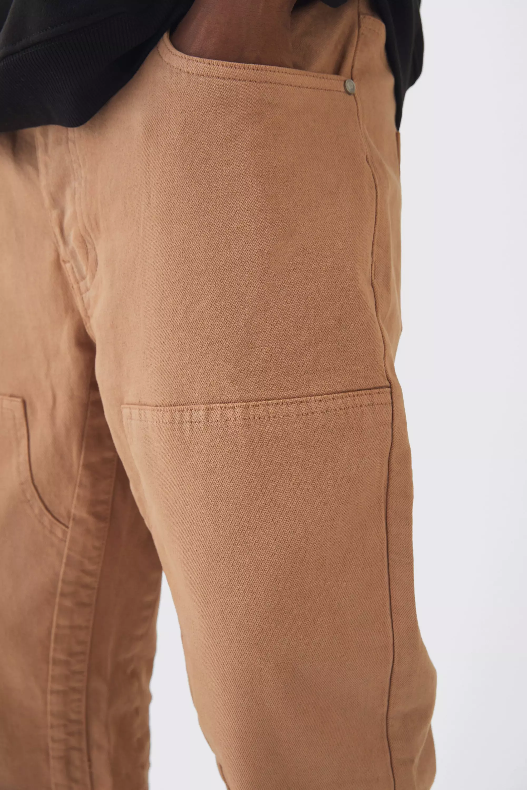 Tall Slim-Fit Schlagjeans, Brown alternatives Bild