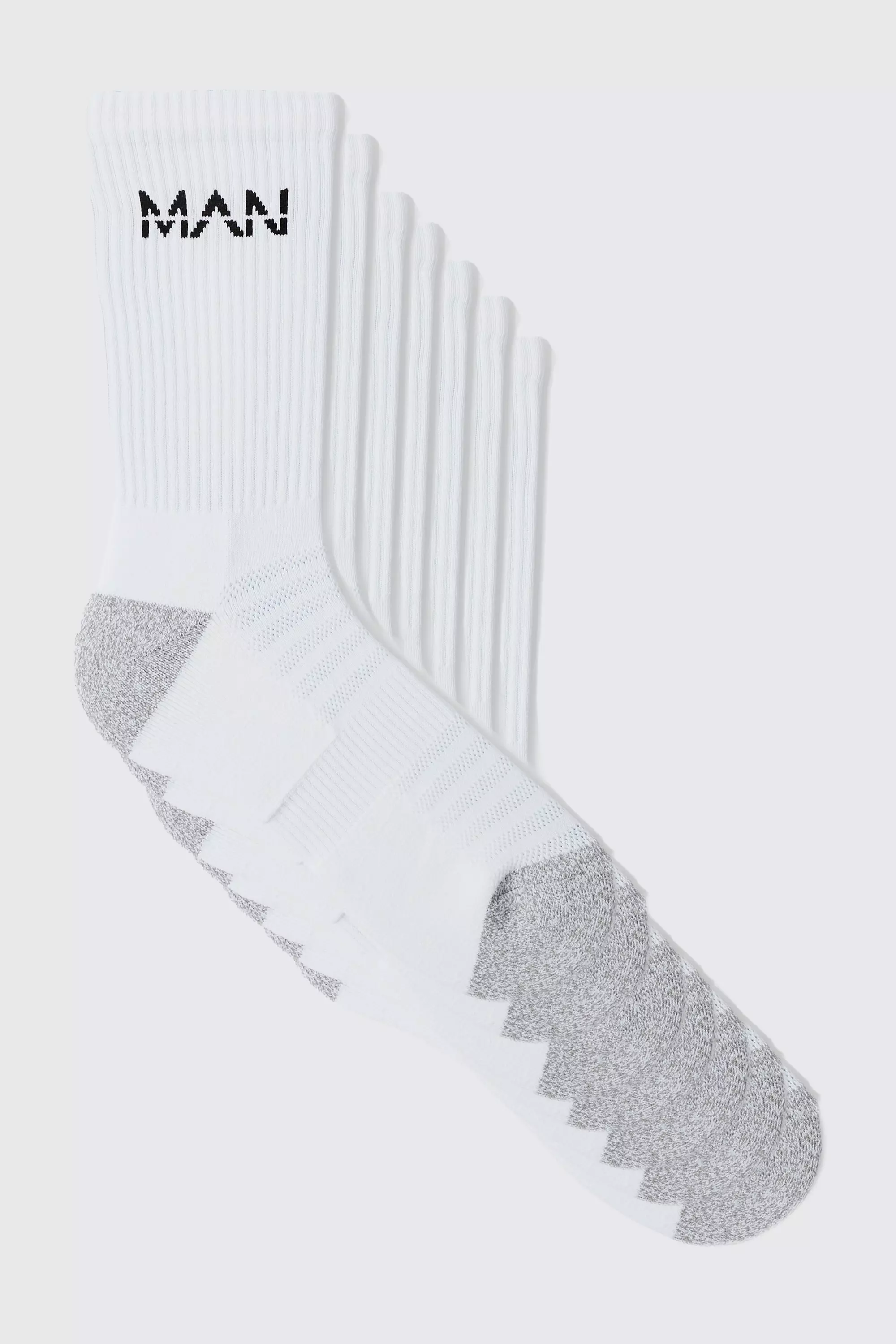 Lot de 7 paires de socquettes - MAN Active, White autre image