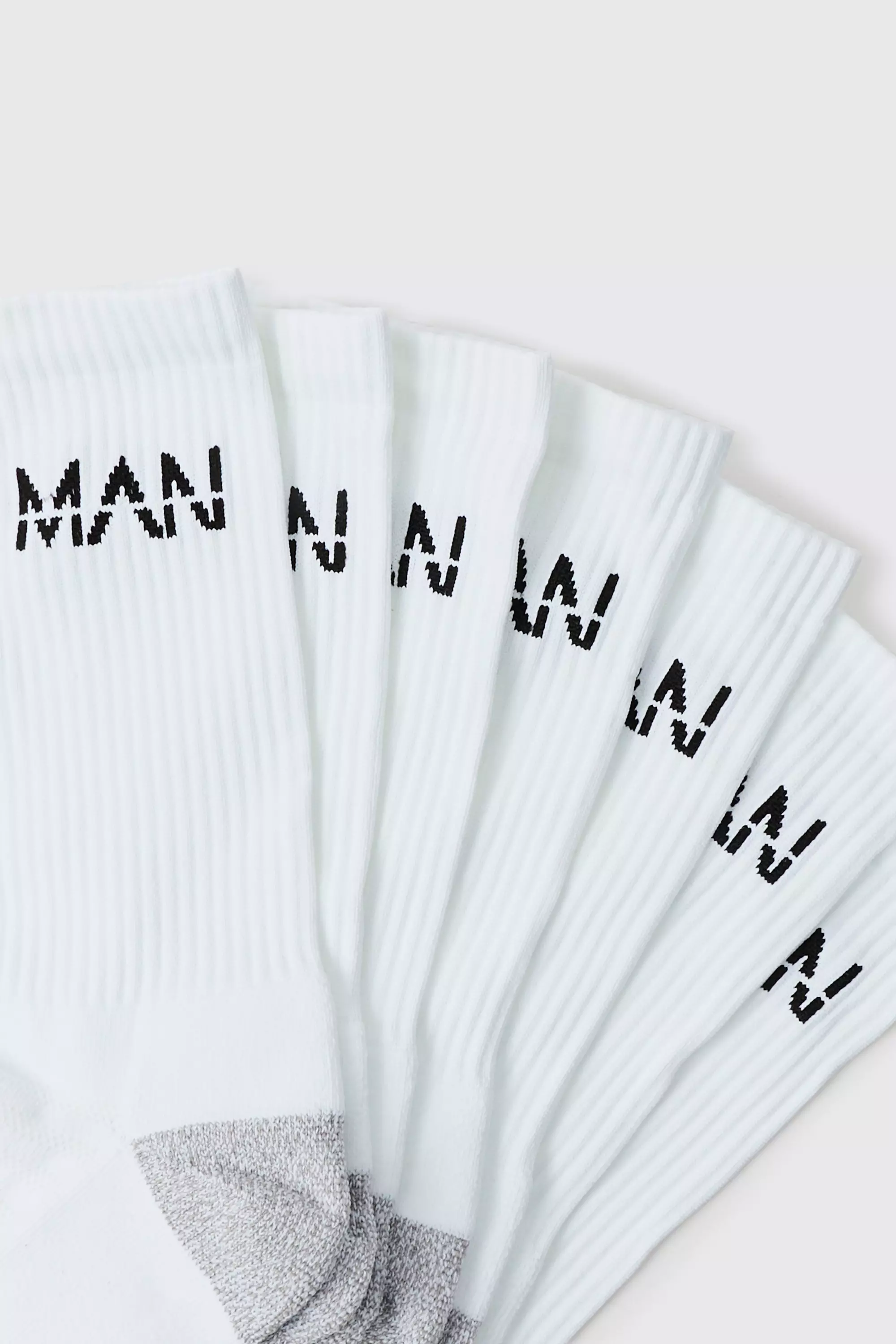Lot de 7 paires de socquettes - MAN Active, White autre image