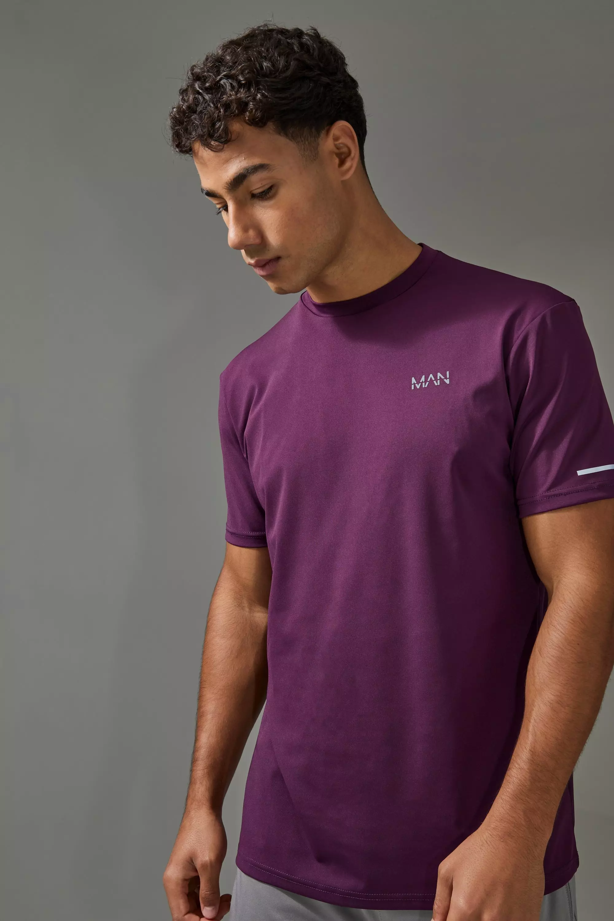 Purple Man Active Performance T-shirt