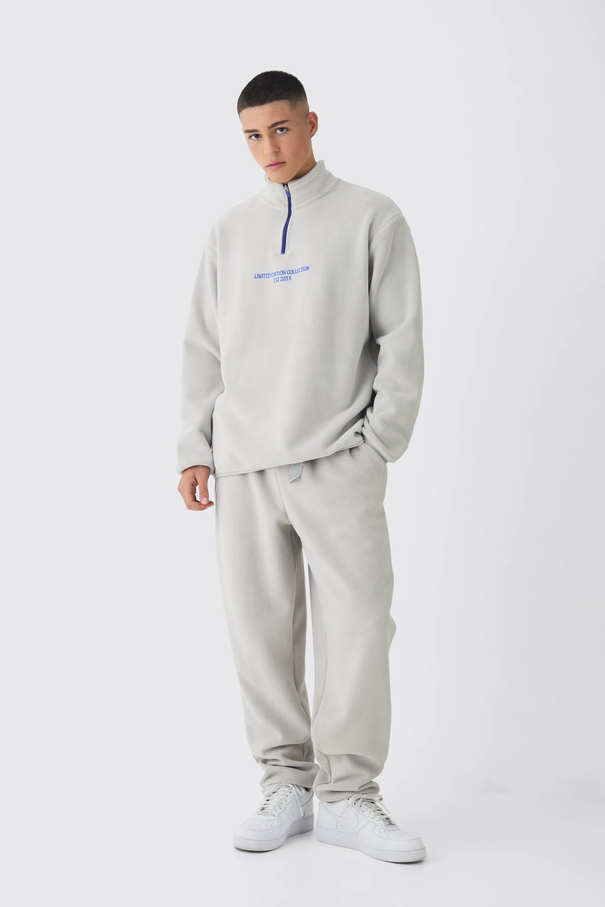 Men's Fleece Tracksuits | boohooMAN USA