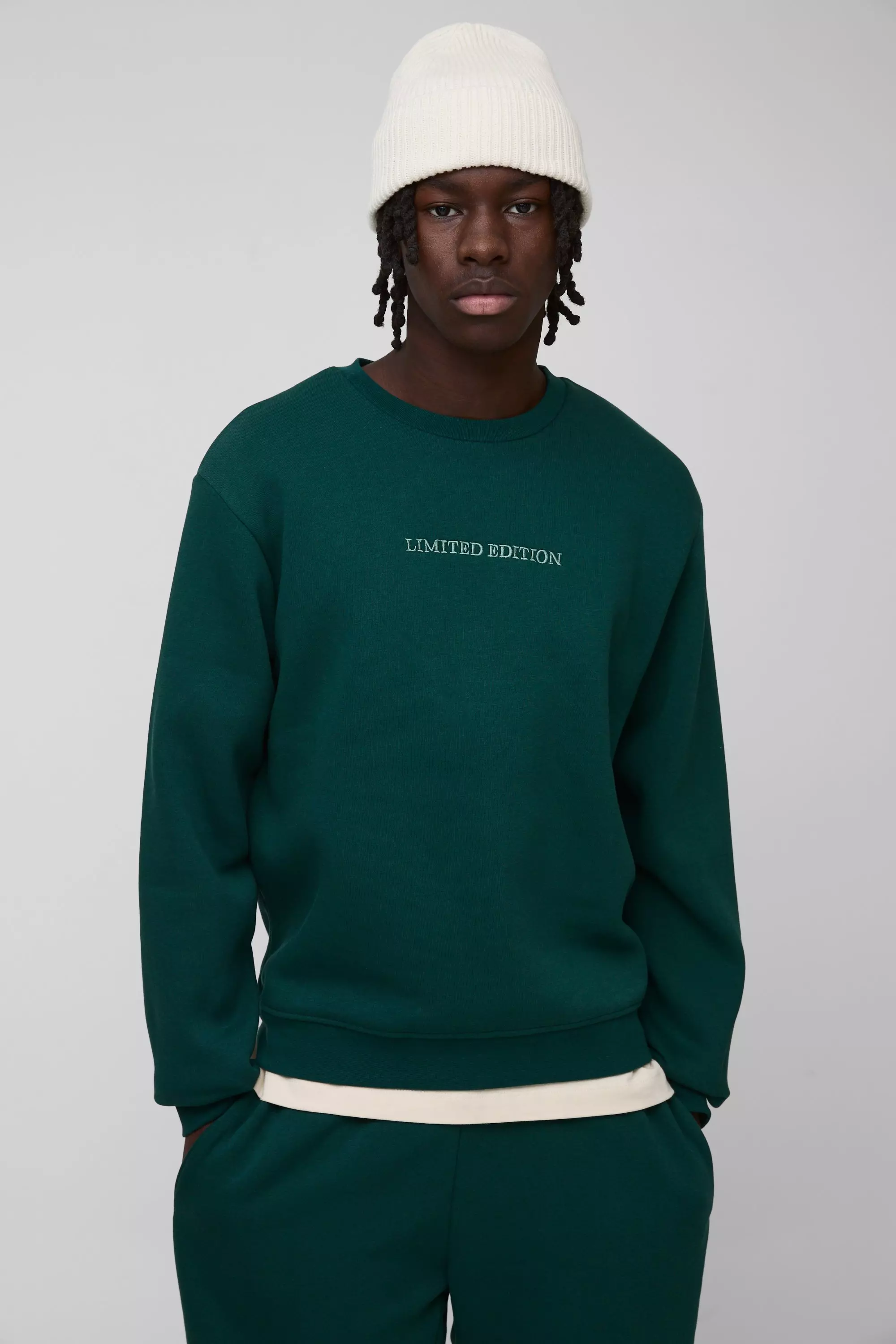 Boohooman sweatshirt hotsell