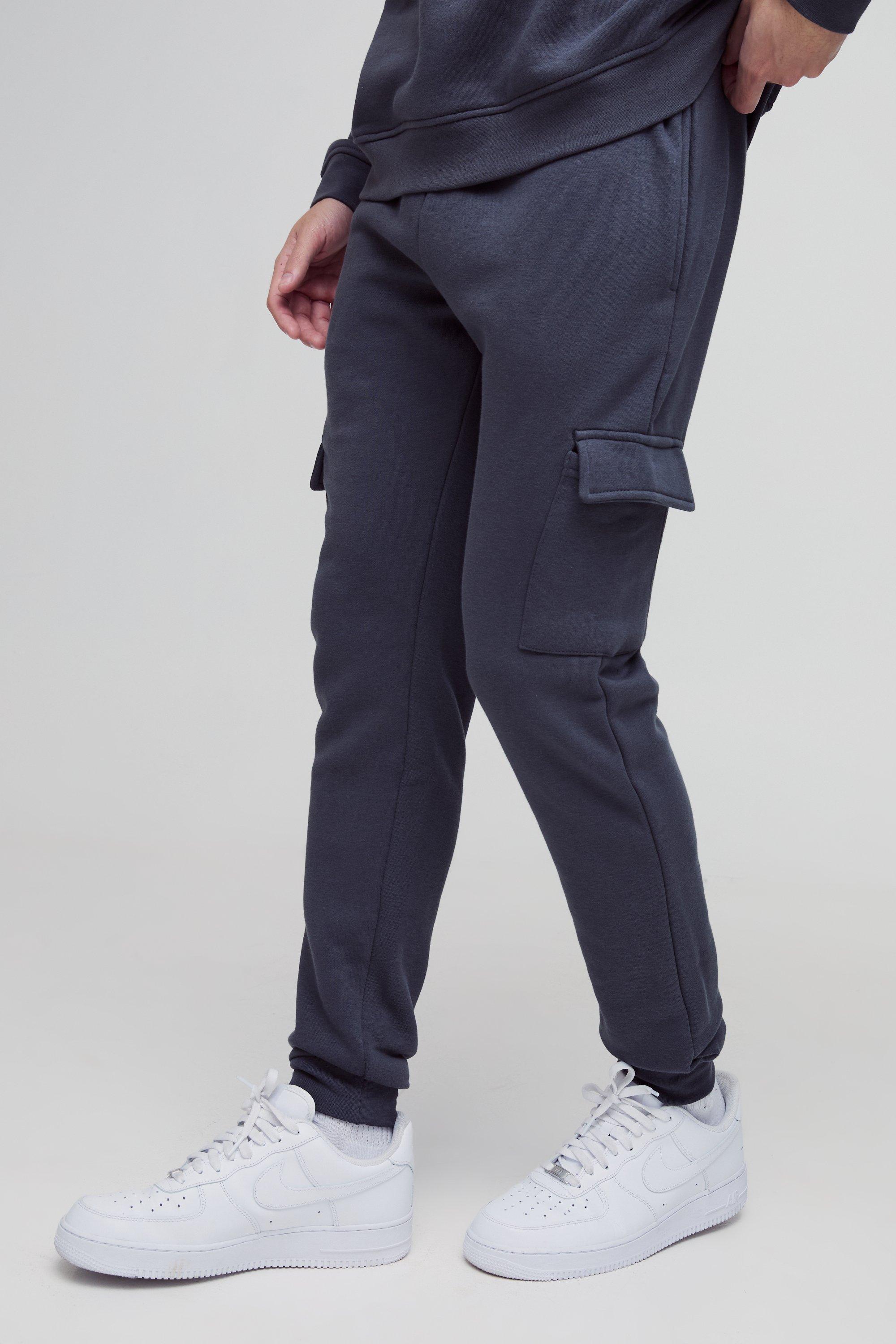 Skinny cargo sweatpants sale