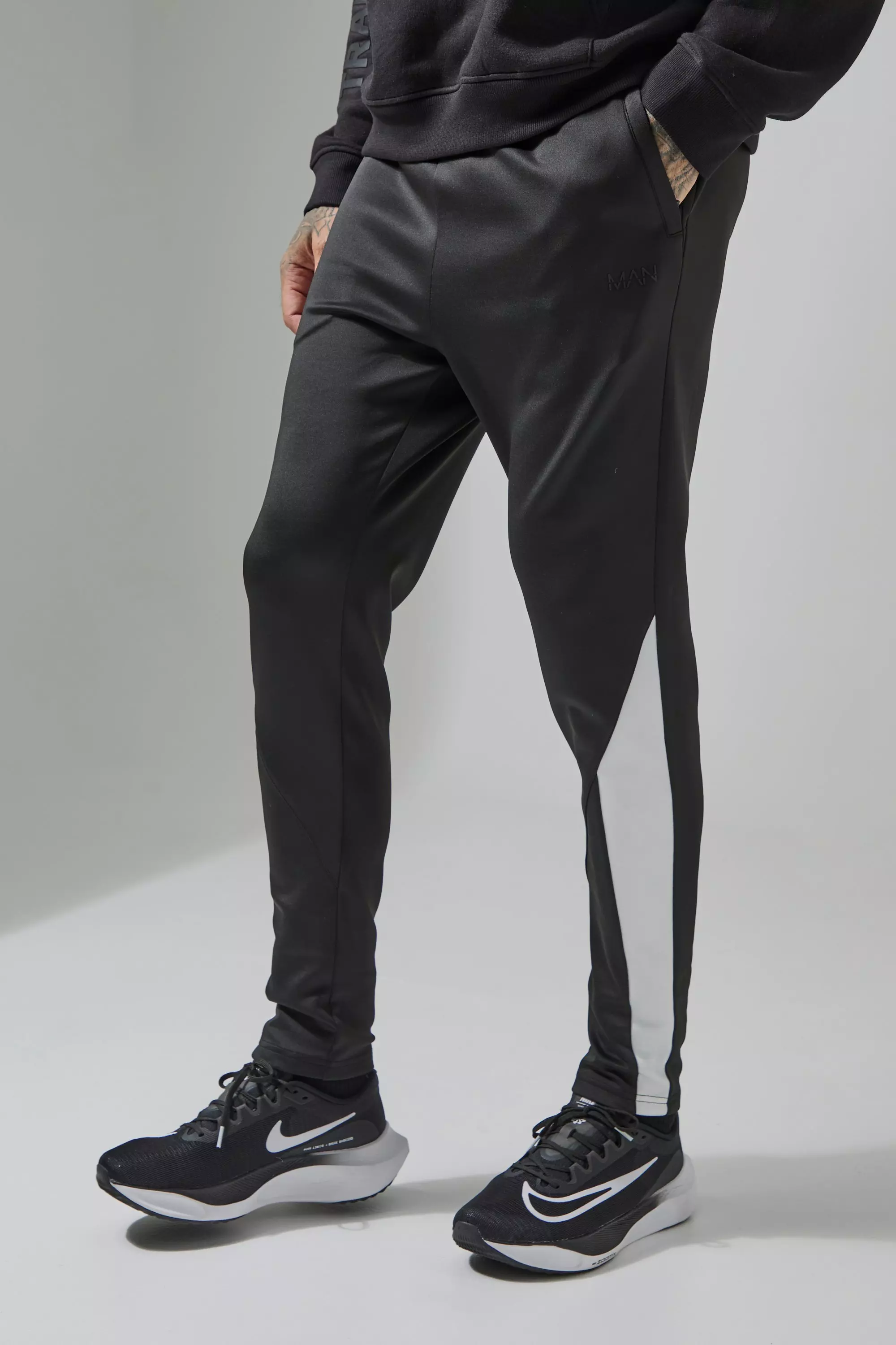 Black Tall Man Active Tapered Skinny Fit Jogger