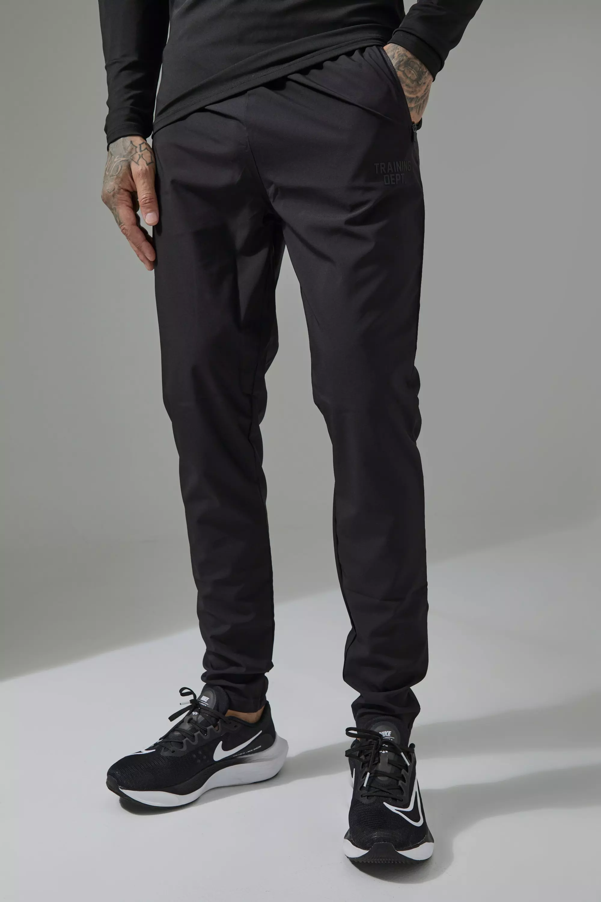 Tall Man Active Training Dept Stretch Woven Sweatpants | boohooMAN USA
