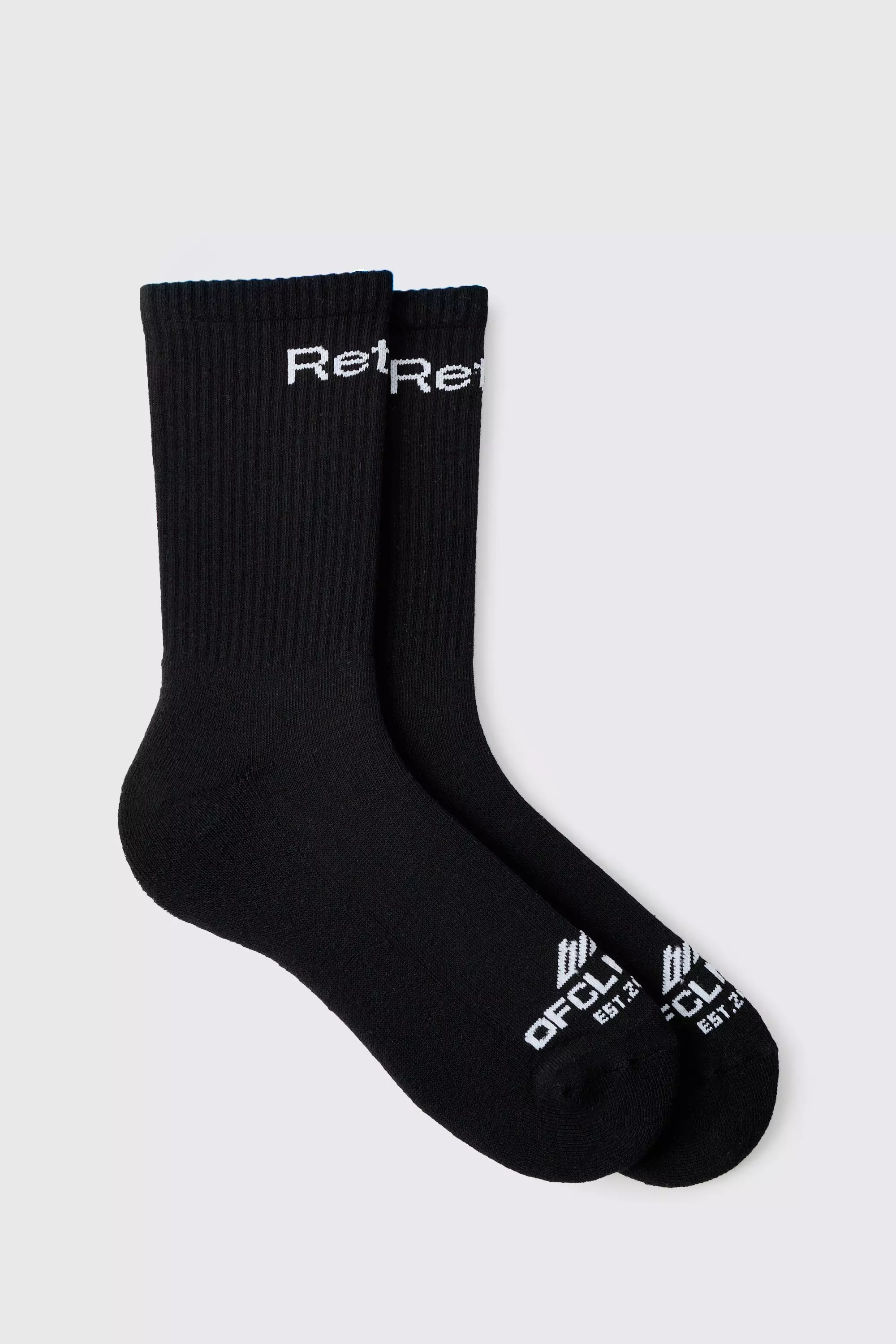 OFCL Retired Arch Support Socks Black