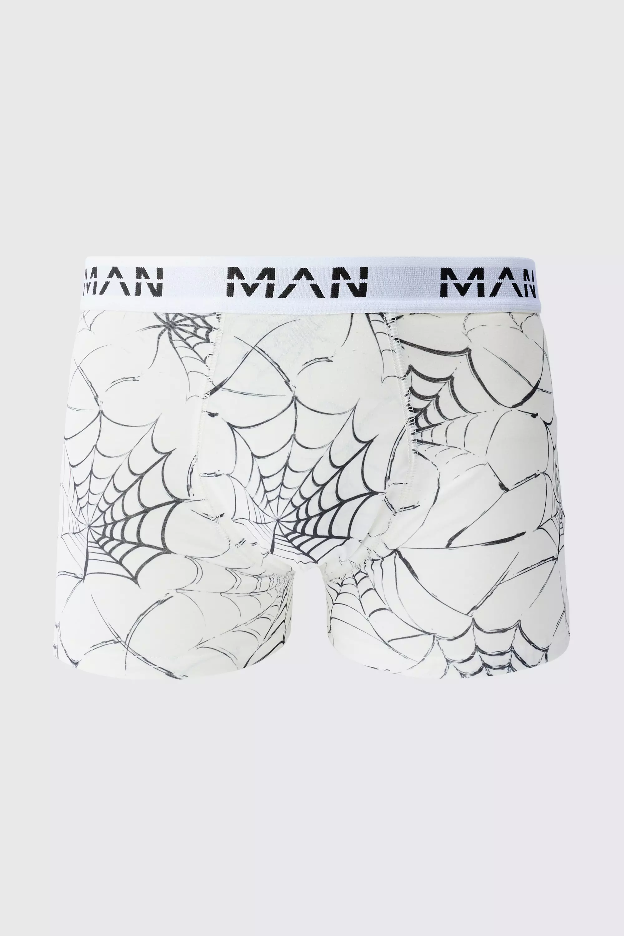 Multi Man Spinnenweb Boxers Met Print (2 Stuks)  alternatieve afbeelding