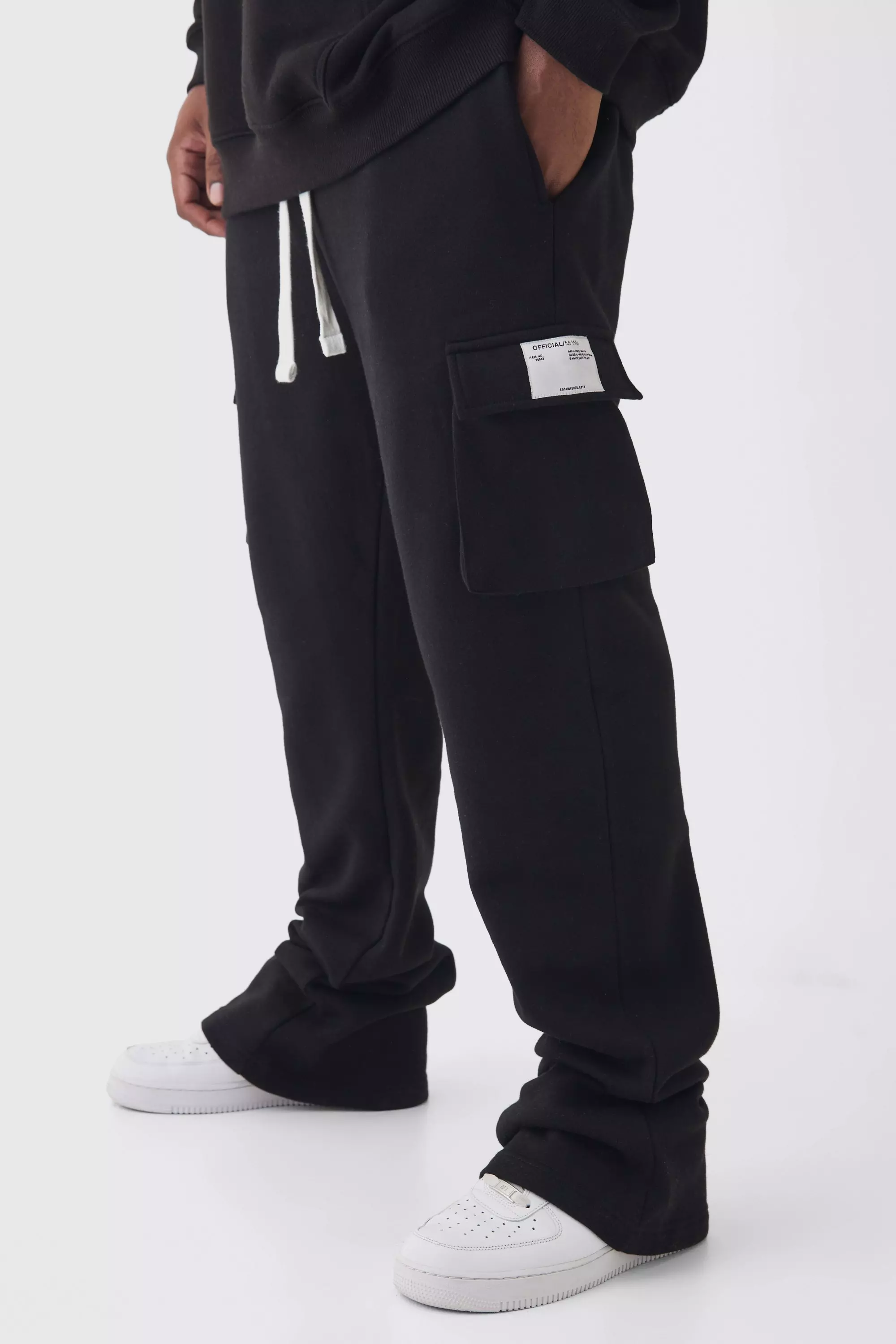 Grande taille - Jogging cargo skinny, Black autre image