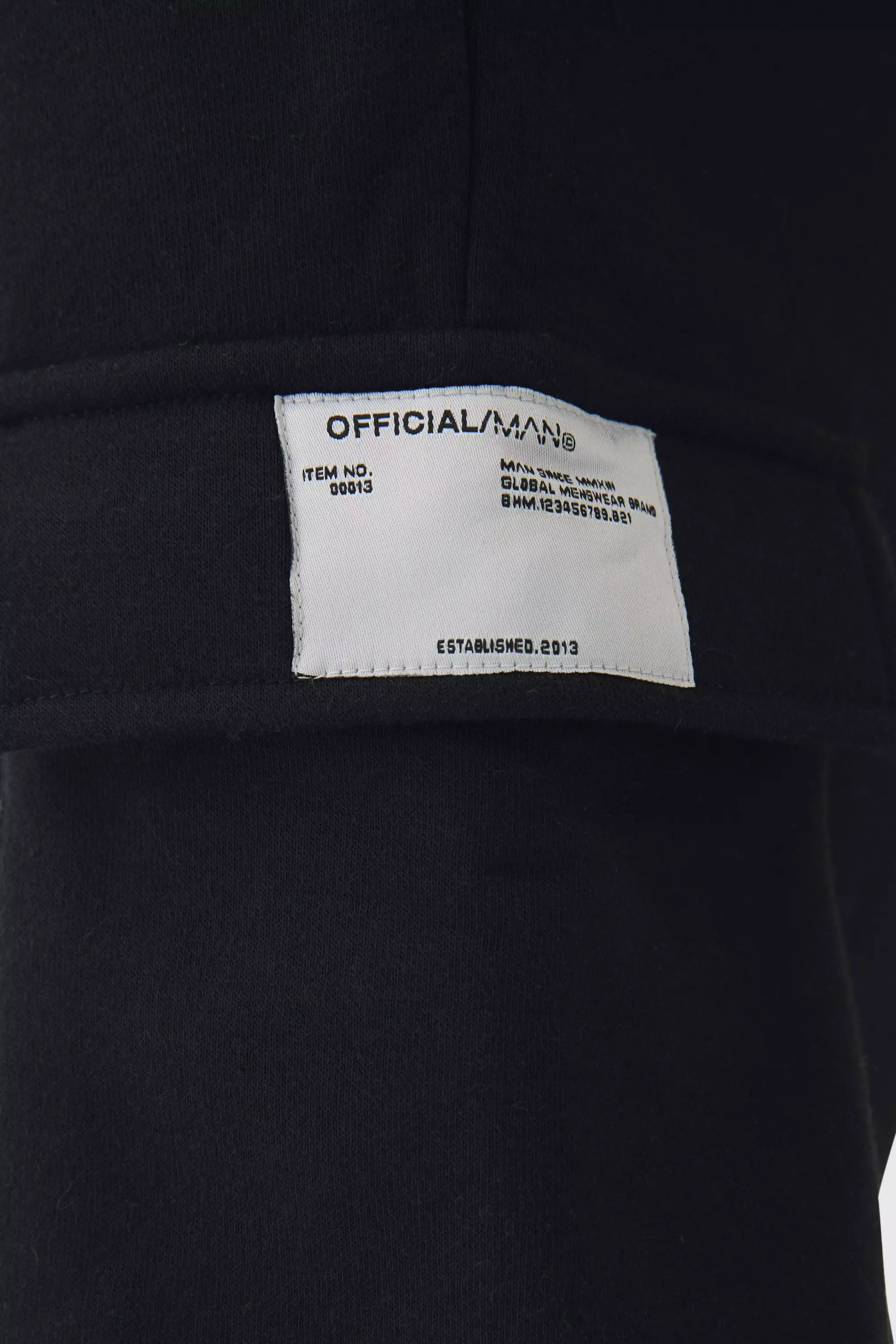 Black Tall Skinny Fit Extreme Stacked Woven Tab Cargo Joggers alternative image