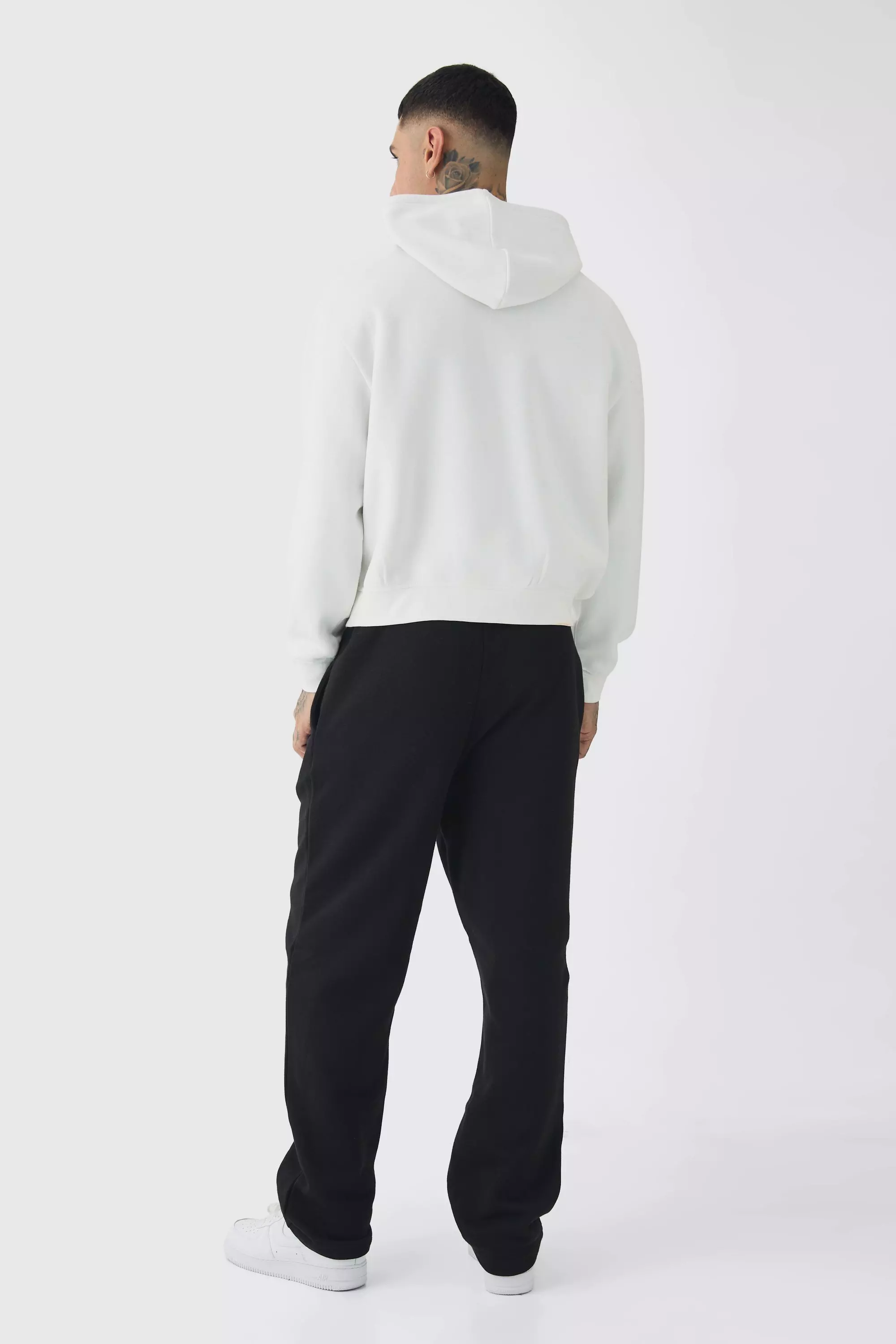 Black Tall Oversized Drop Crotch Joggers alternative image